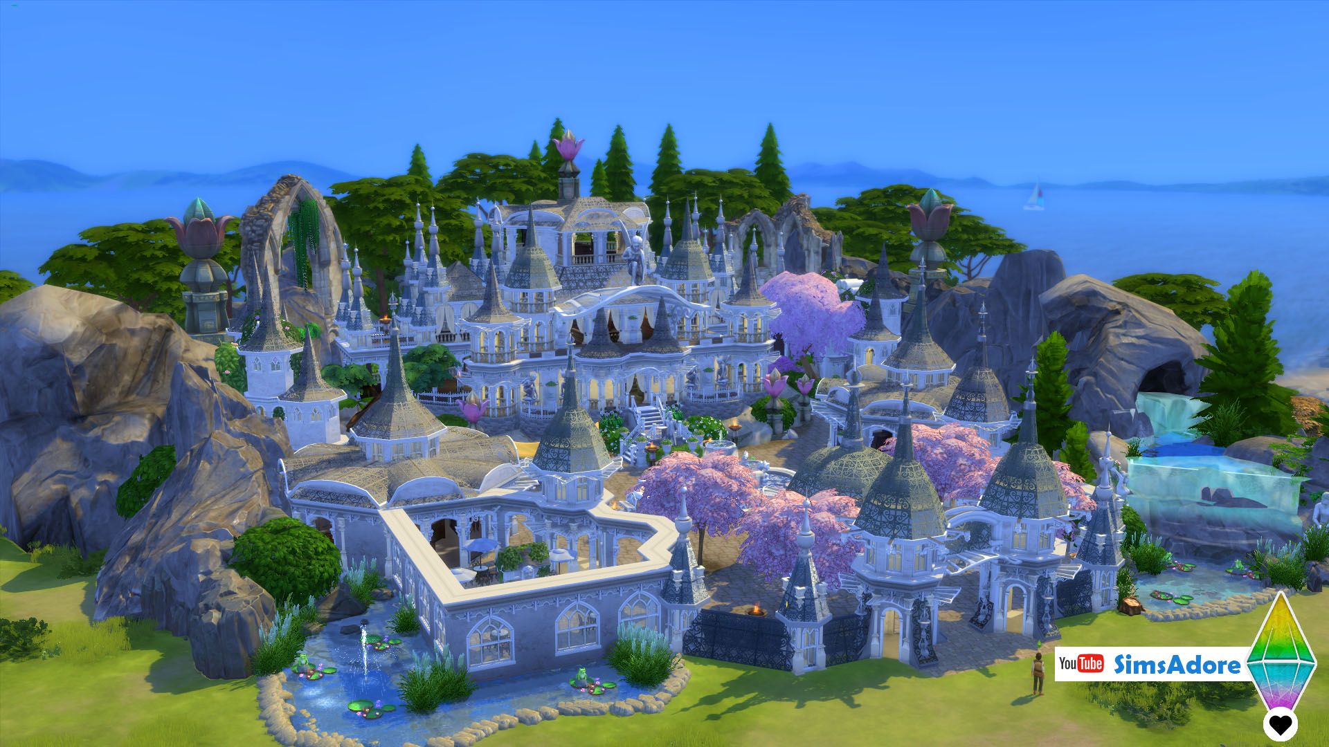 1920x1080 Mod The Sims CC of Magic Village elf village