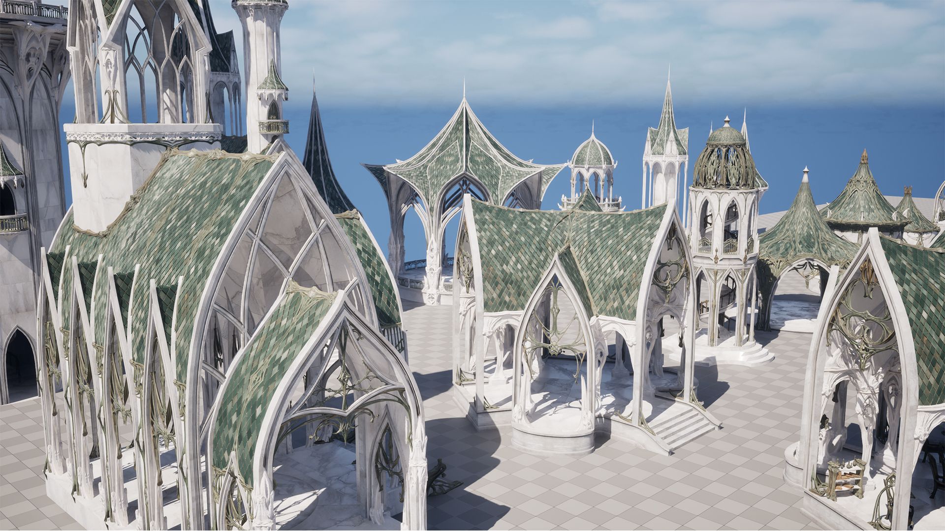 1920x1080 Elven Village Download