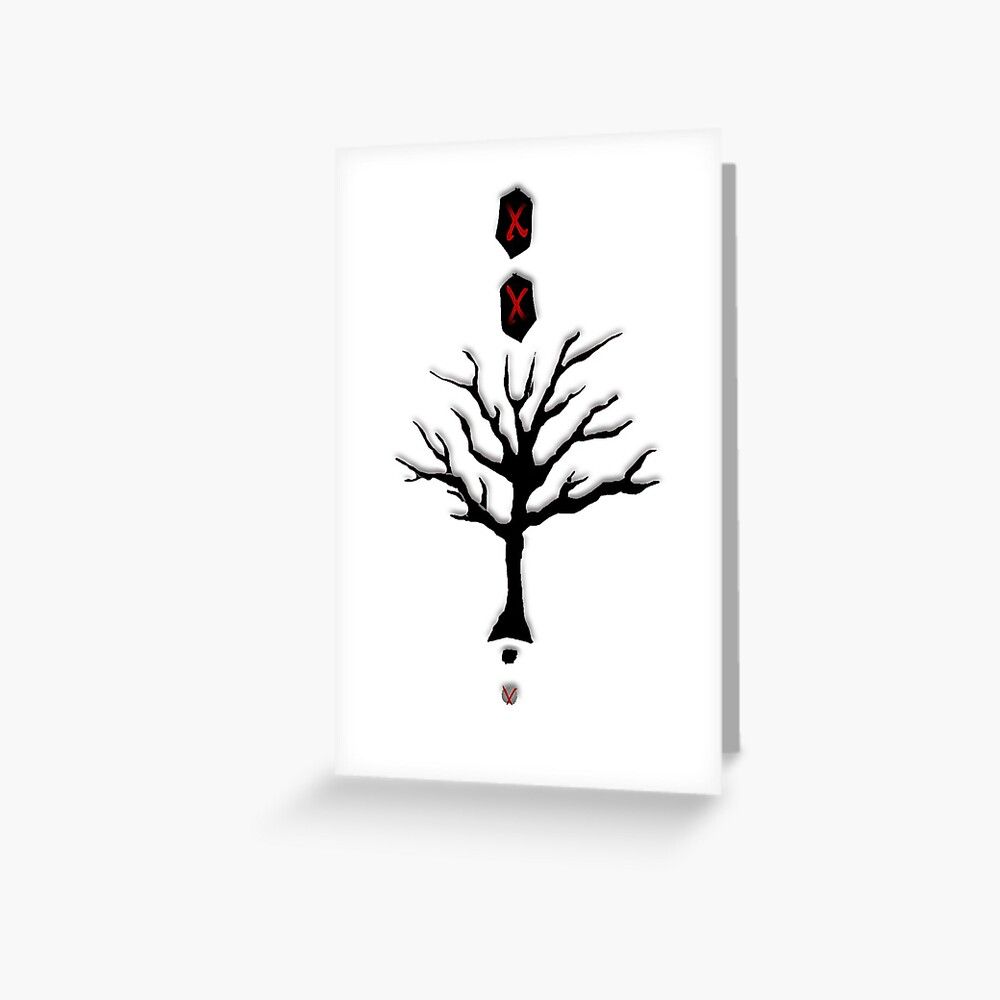 1000x1000 XXXTENTACION FOREHEAD TATTOO Greeting Card