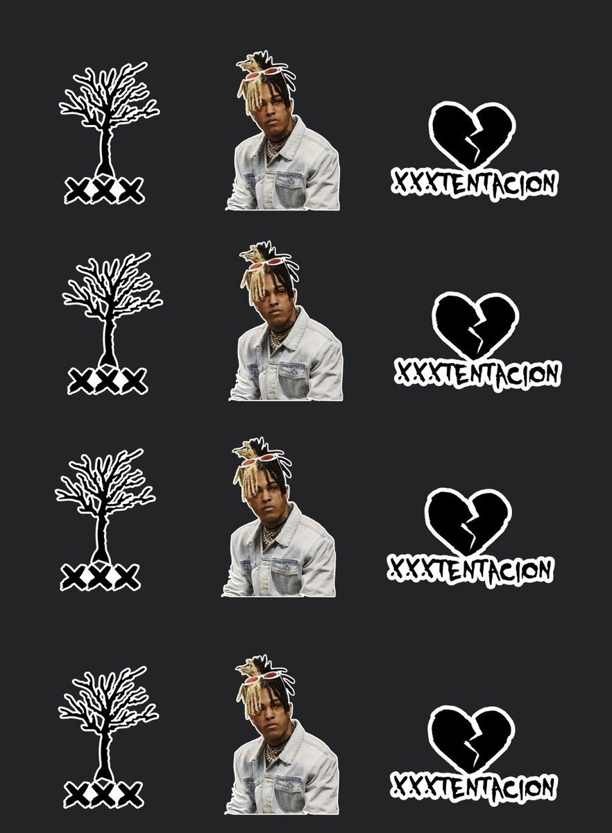 882x1200 Rapper Xxx Tentacion Cupcake Toppers Lot Of 12