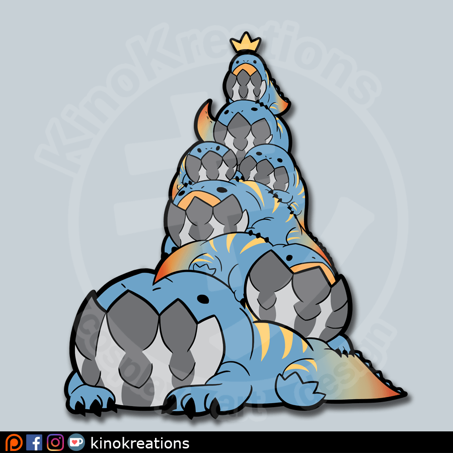 900x900 Made a full color version of my Stack of Dodogama doodle! Happy Mothers Day, Hunters!