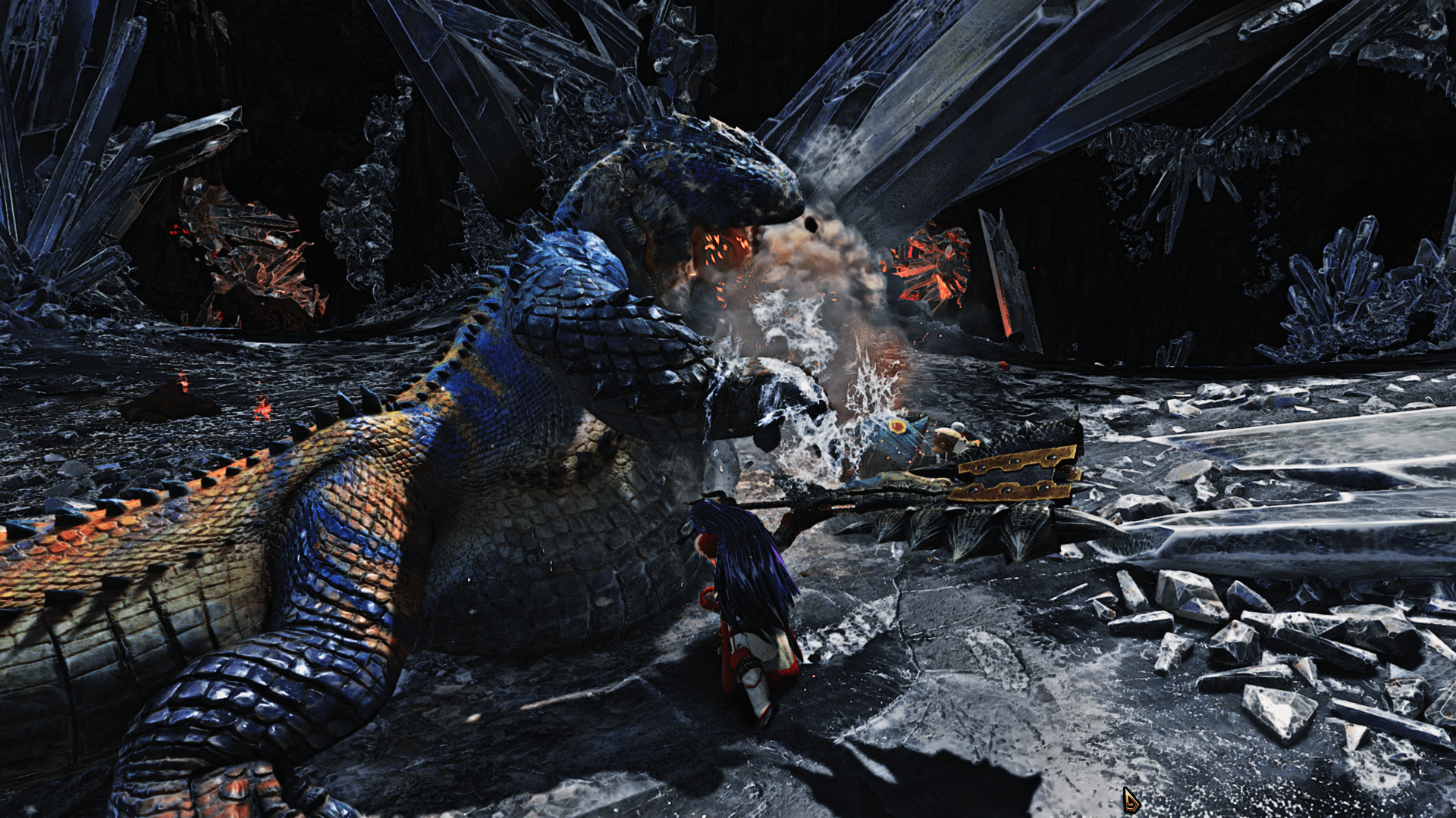 1920x1080 Some cool killing blow photo I had against Dodogama using a Switch Axe