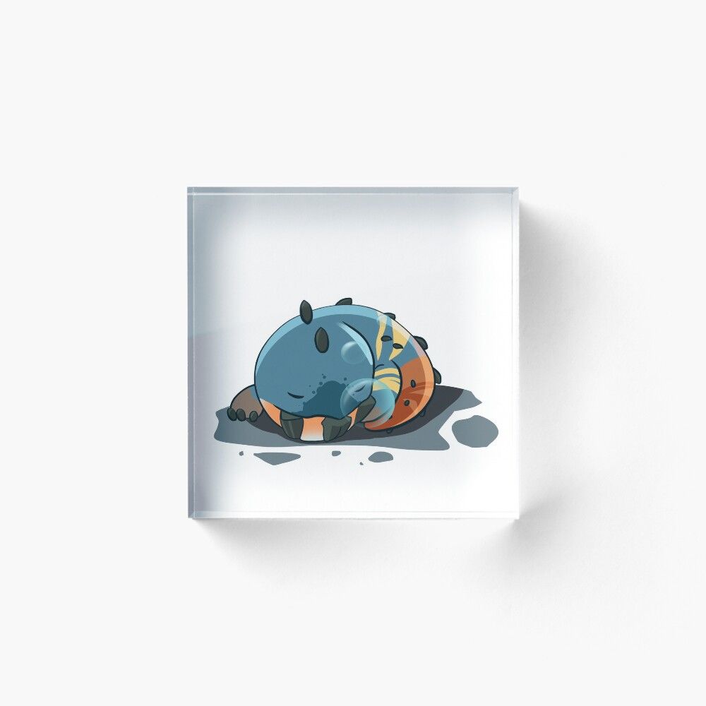 1000x1000 Sleeping Dodogama (Monster Hunter World) Poster