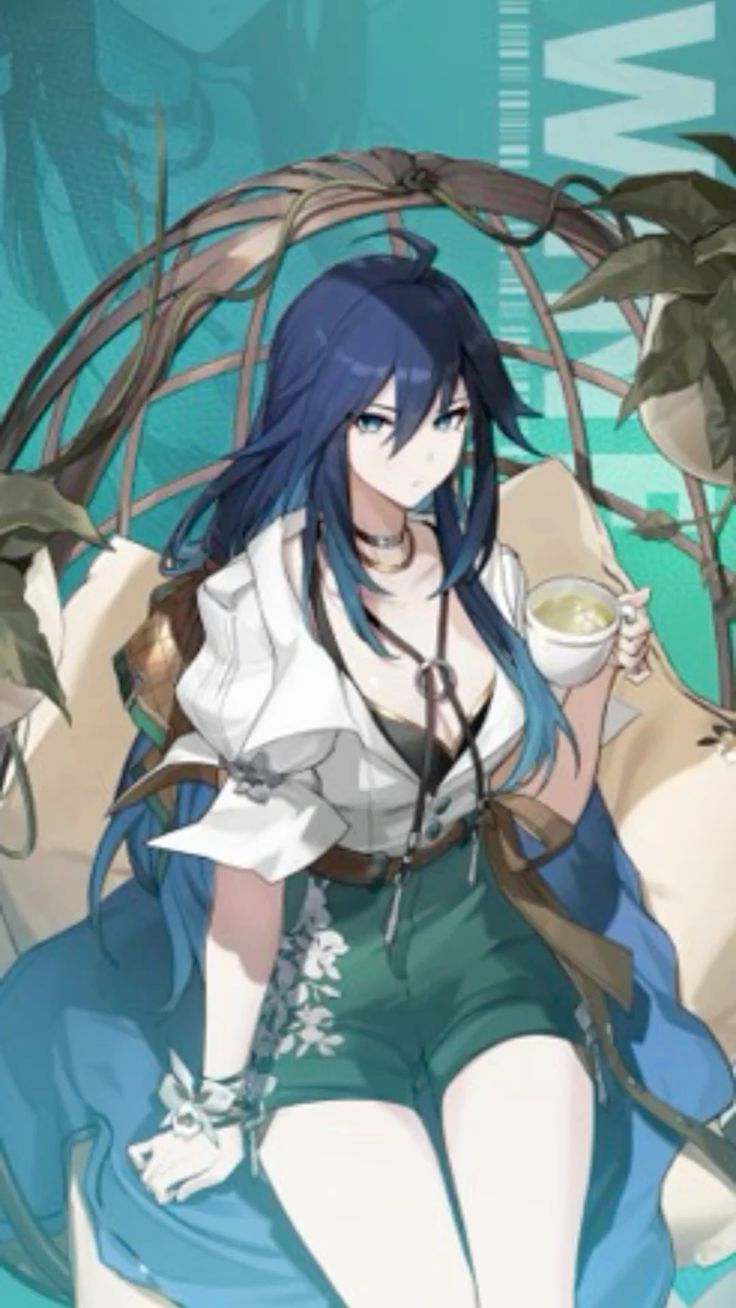 736x1308 Strinova lawine dormitory chip skin cute pretty phone wallpaper haha help anime art style hale uwu