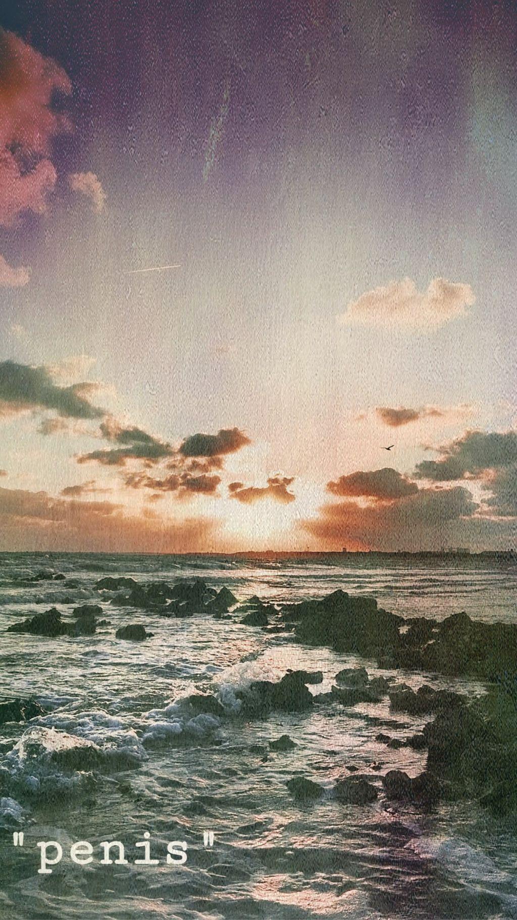 1024x1820 wallpaper tumblr vintage, sky, sea, ocean, horizon, wave, cloud, water, wind wave, coast, tide