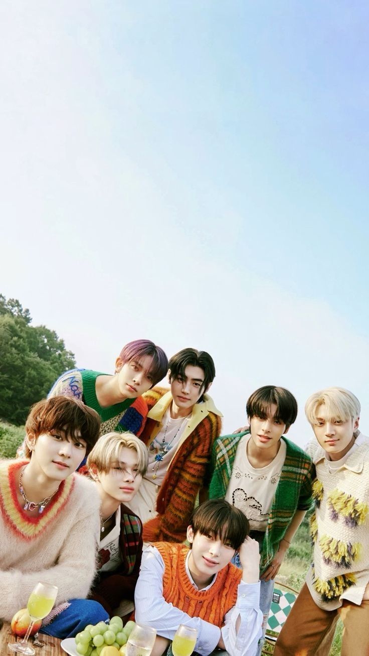 736x1308 Enhypen album group photo. Enhypen group photo fruits, Enhypen group concept photo, Enhypen wallpaper