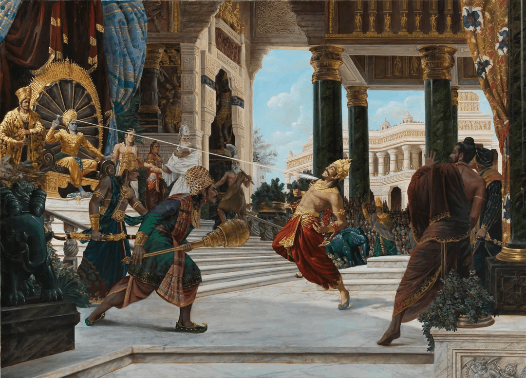 1080x776 An Italian Giampaolo Tomassetti took 5 years to learn Mahabharata and 12 years to complete this painting