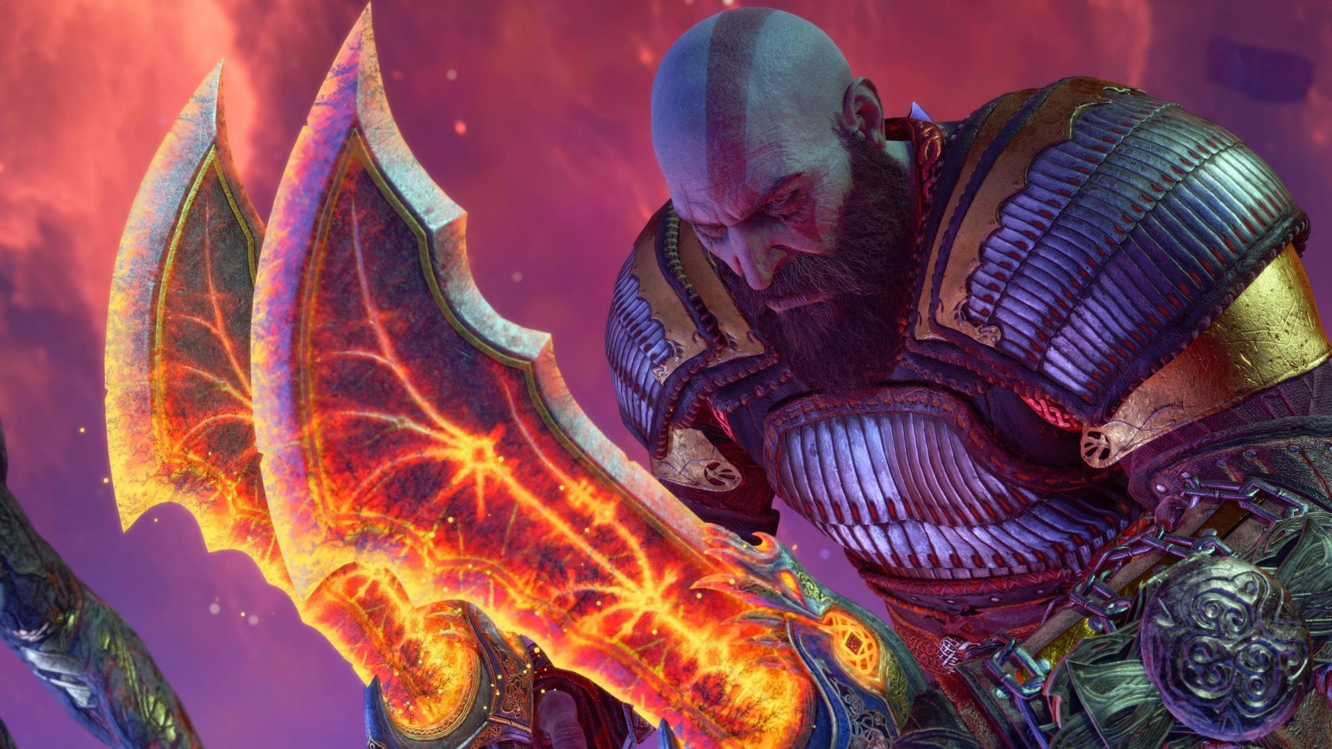 1920x1080 Kratos Wallpaper 4K, Blades of Chaos