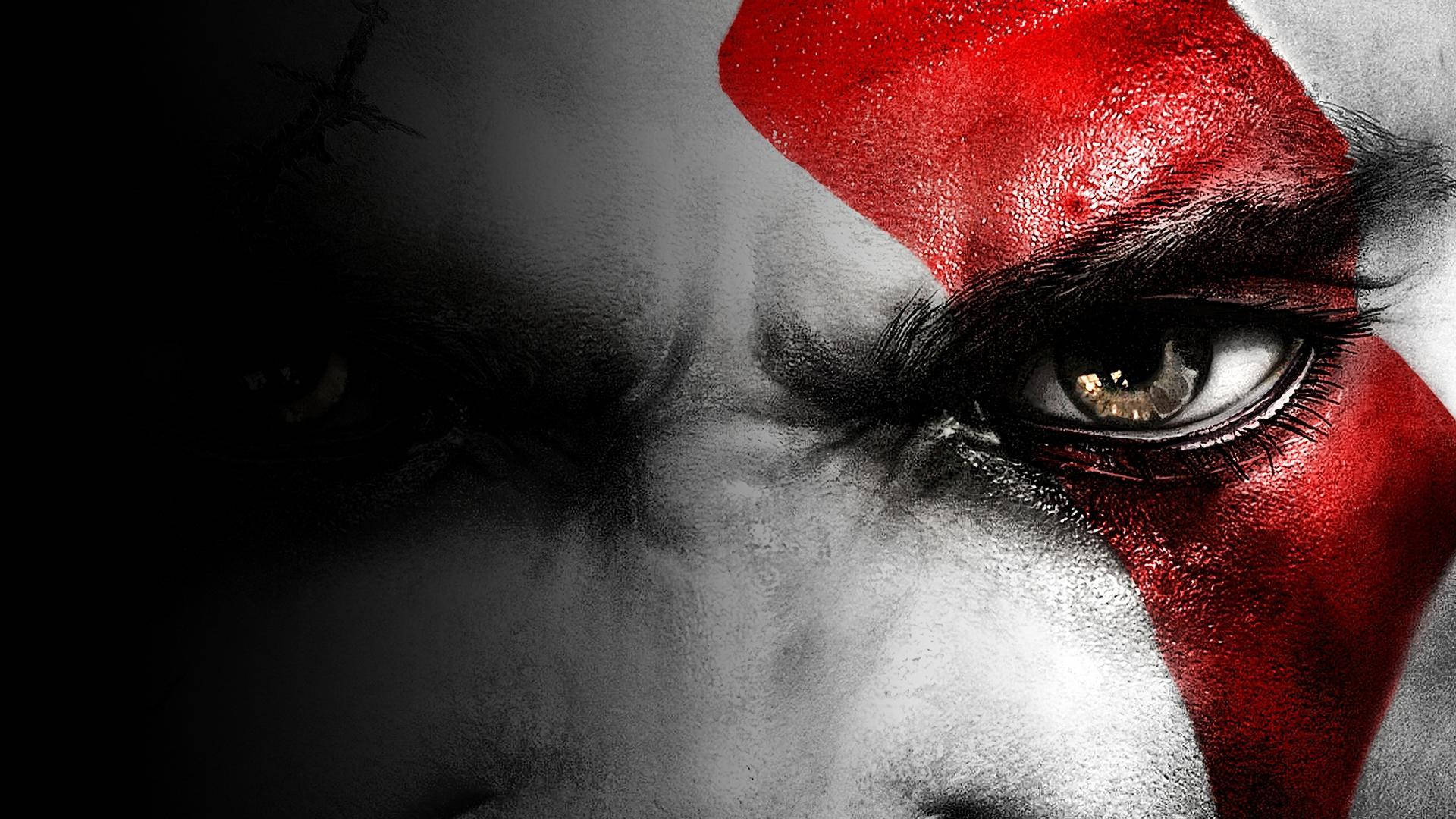 1920x1080 Download 1920x1080 Full HD Kratos Eyes Wallpaper
