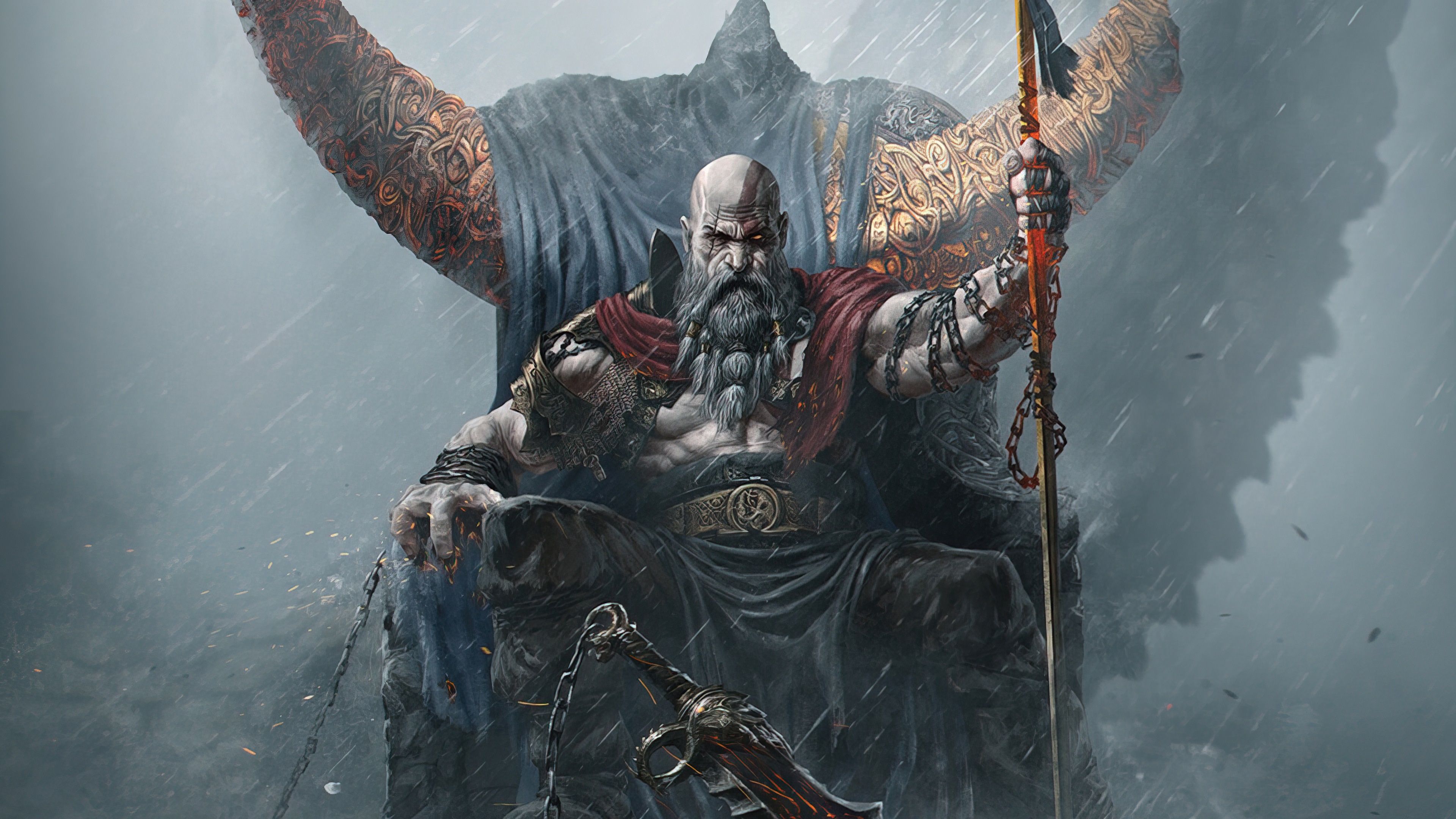 3840x2160 4k Kratos Wallpaper