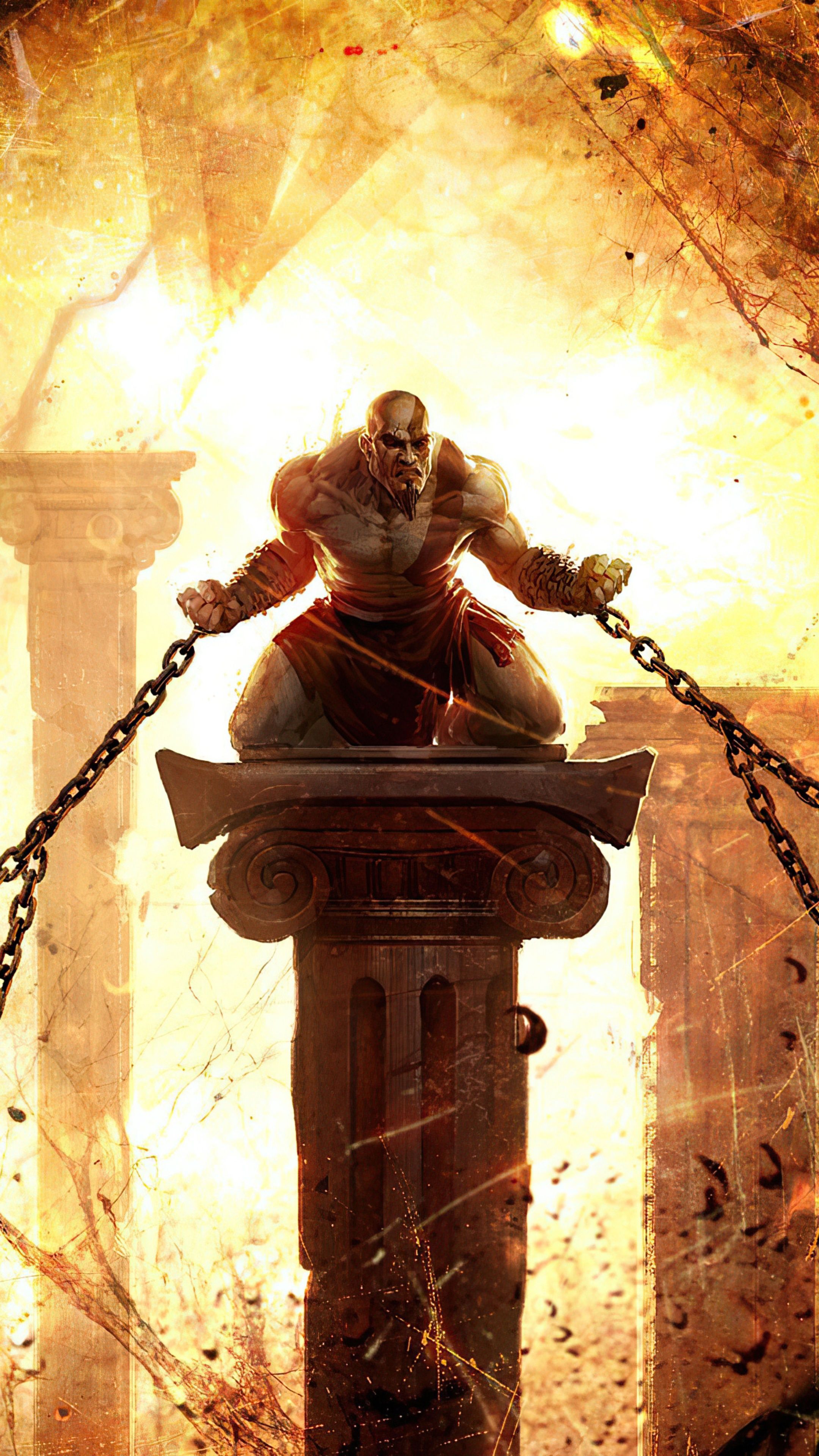 2160x3840 4k Kratos Phone Wallpaper