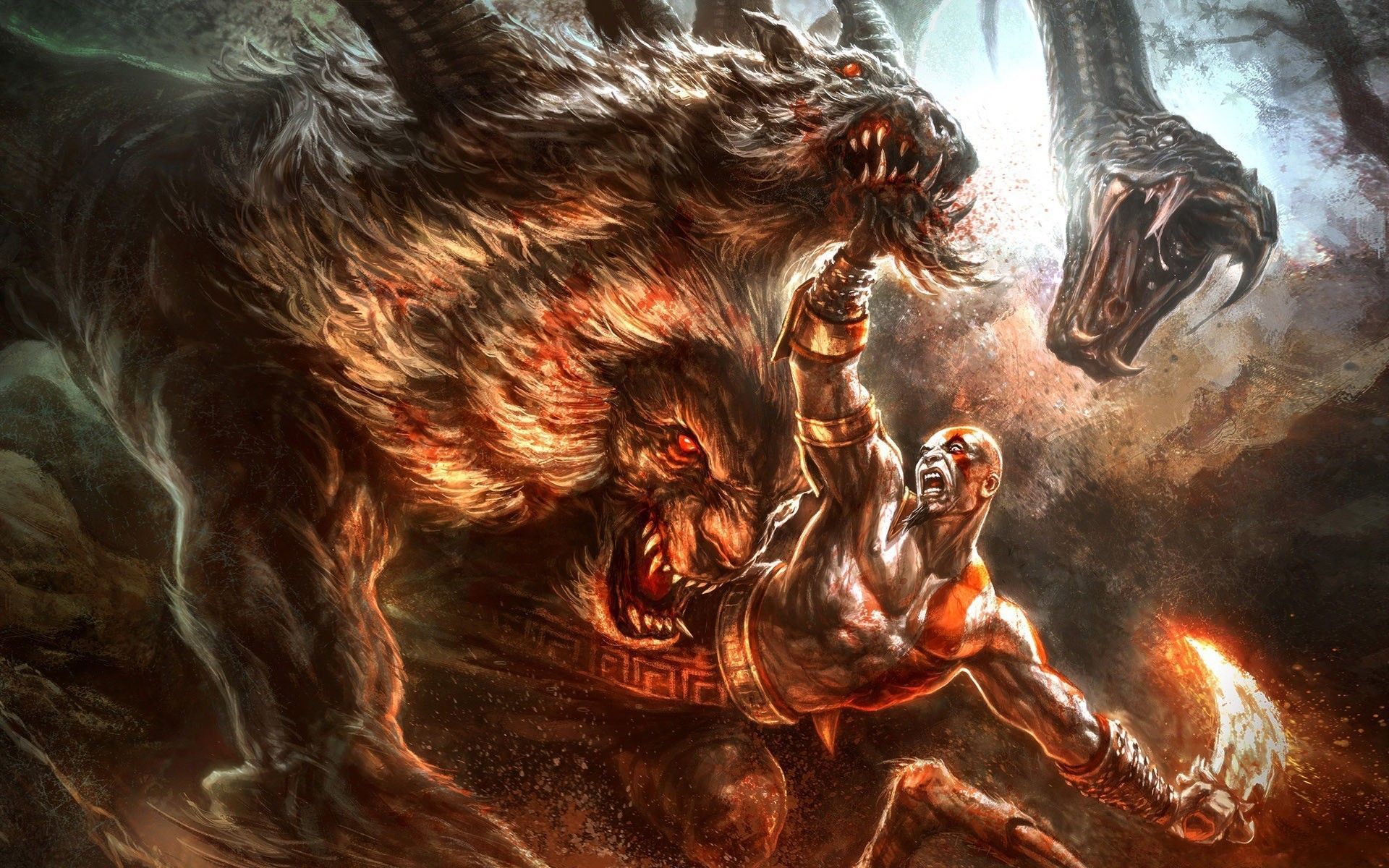 1920x1200 Desktop wallpaper: God Of War, Kratos (God Of War), Video Game 4K free download for PC. 381233