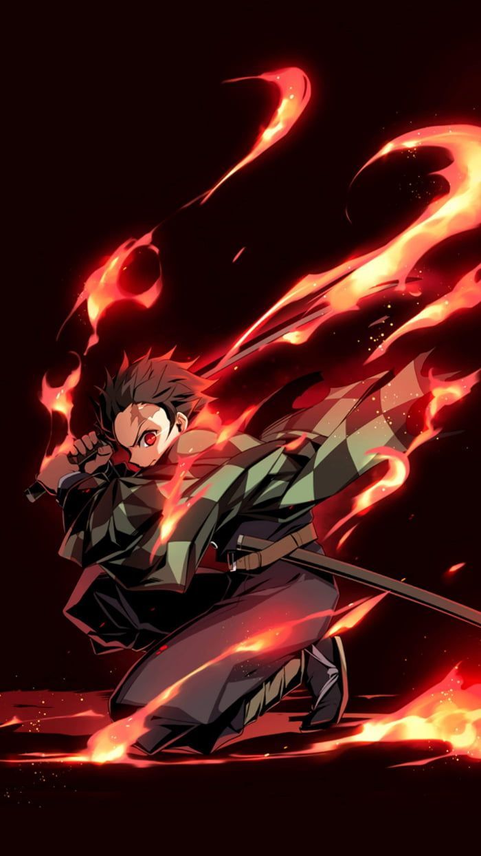 700x1244 Tanjiro (Demon slayer) (2160*3840)