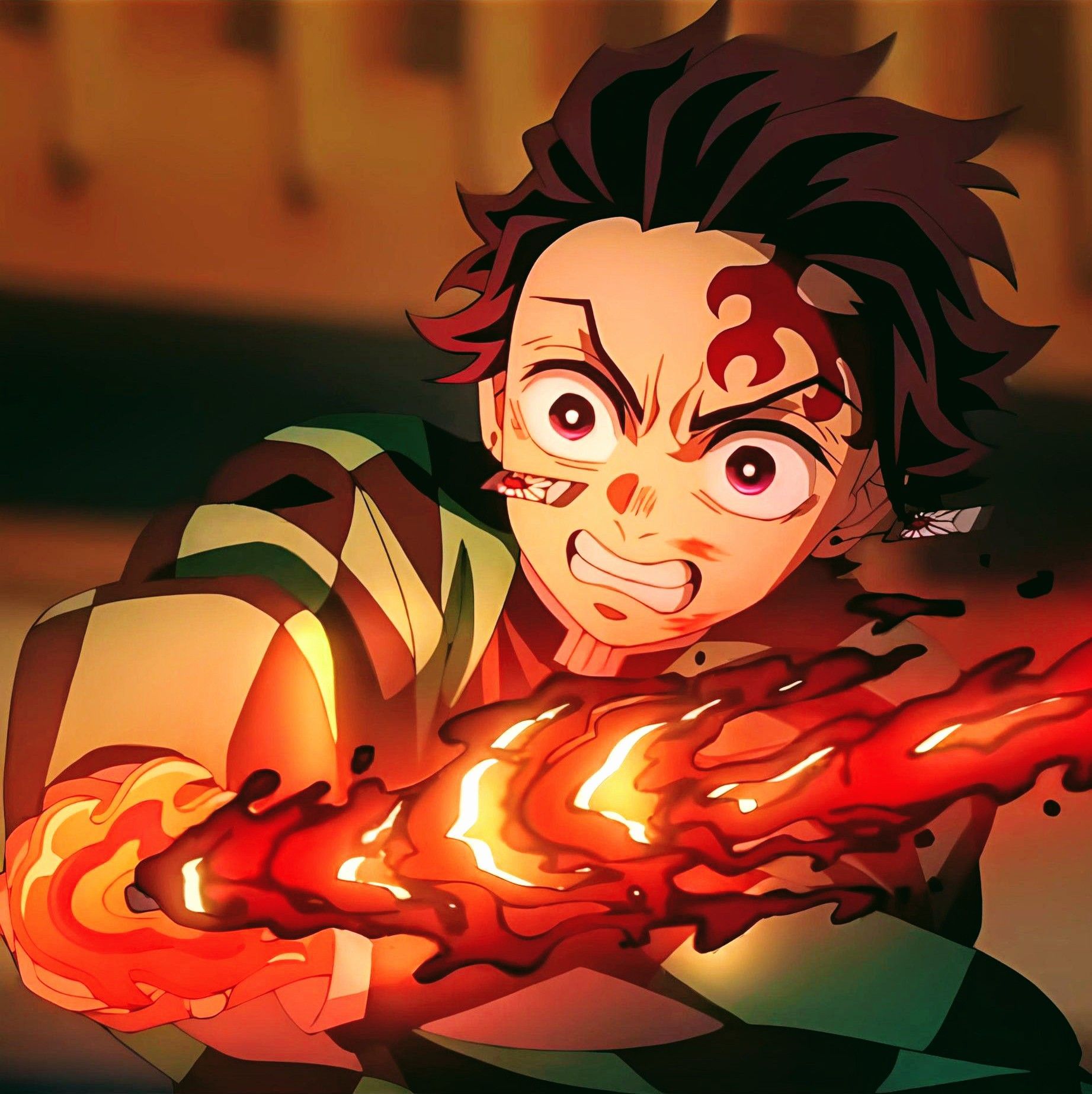 1843x1846 Tanjiro Action Photo