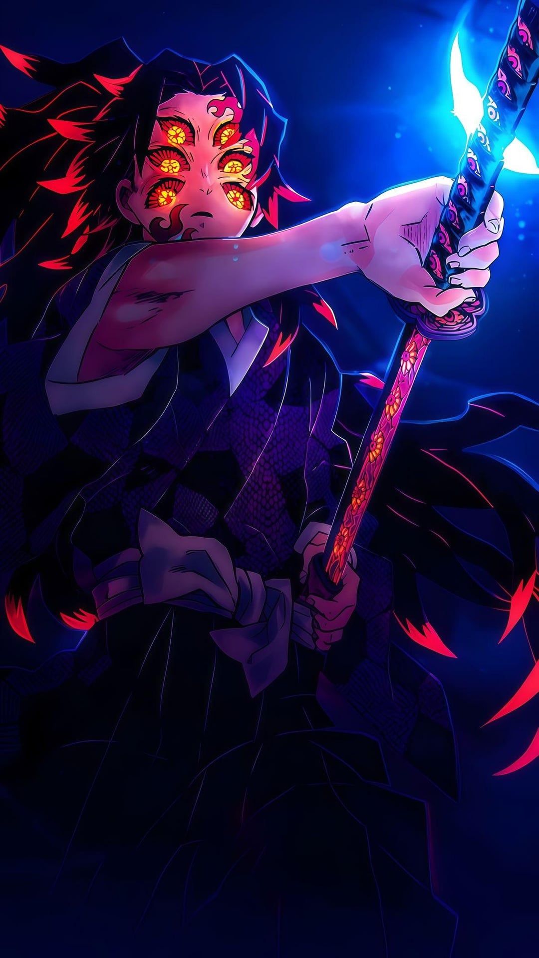 1080x1919 Kokushibo vs 13th form Tanjiro