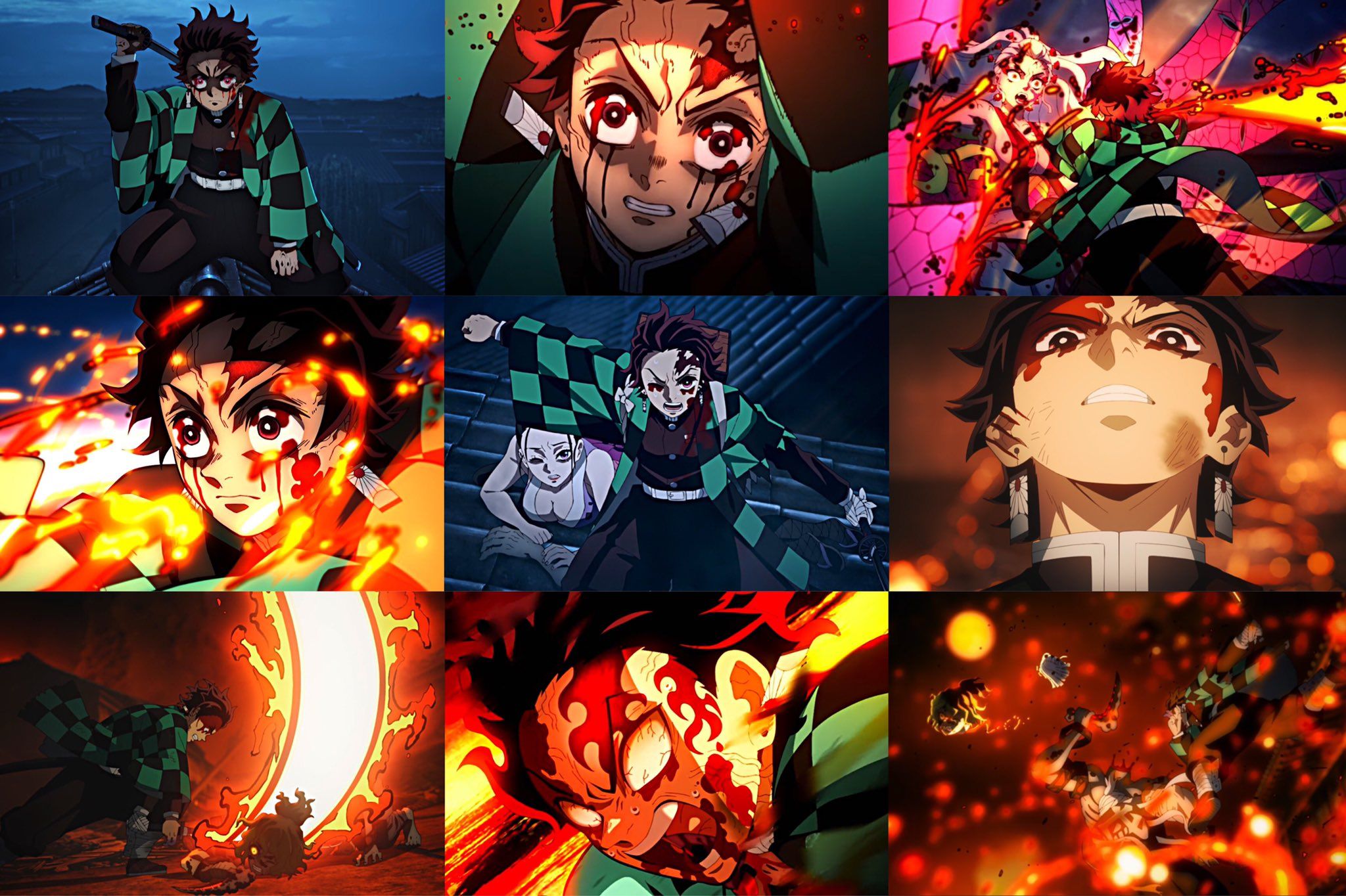 2048x1364 JON on X: TANJIRO WENT CRAZY THIS SEASON