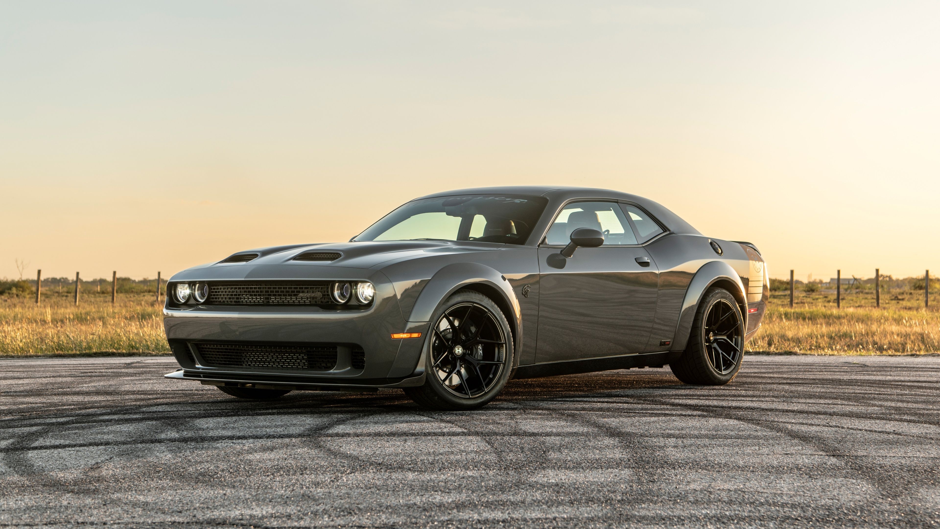 3840x2160 Dodge Challenger SRT Hellcat Wallpaper 4K, Hennessey, 5K, 8K