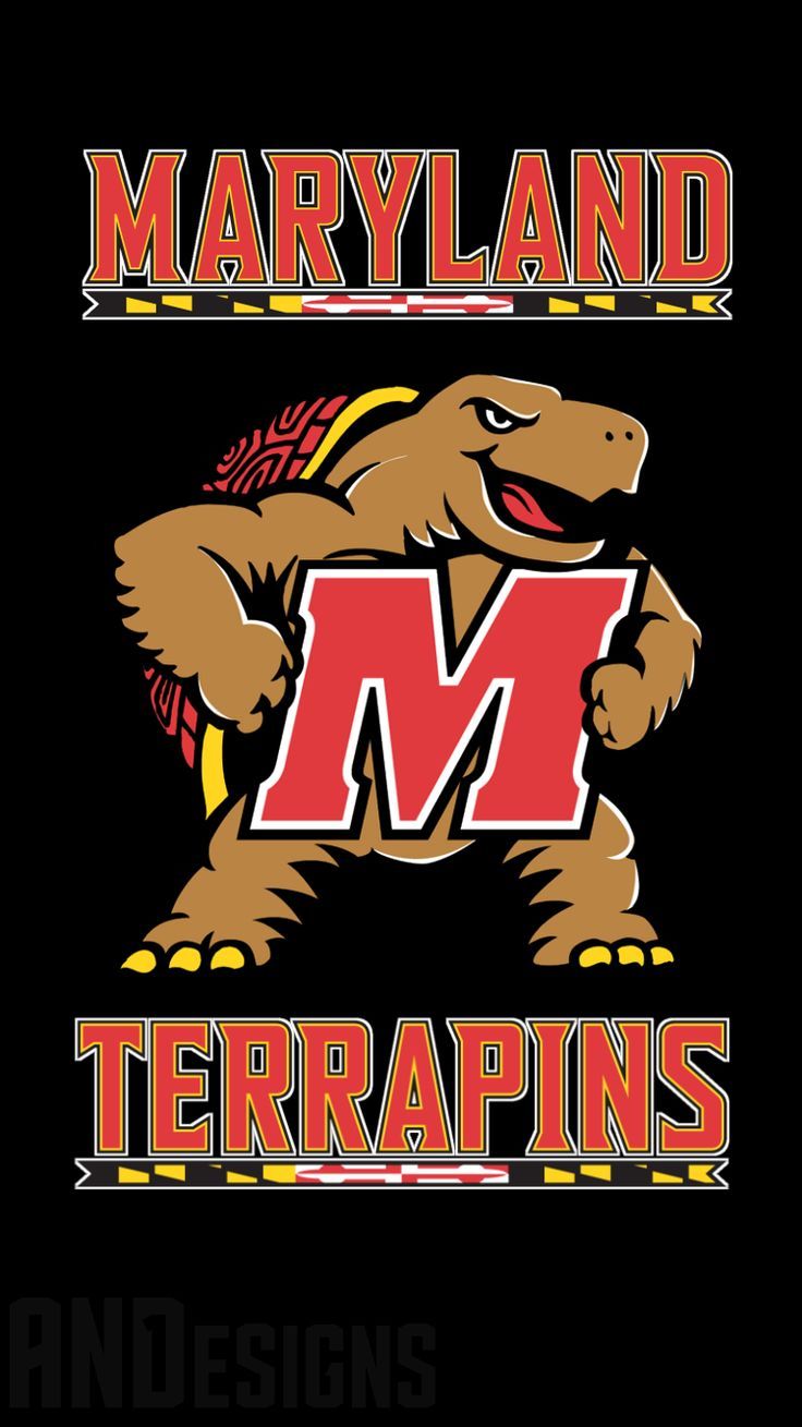 736x1309 Maryland terrapins primary logo. Maryland terrapins wallpaper, Maryland terps, University of maryland