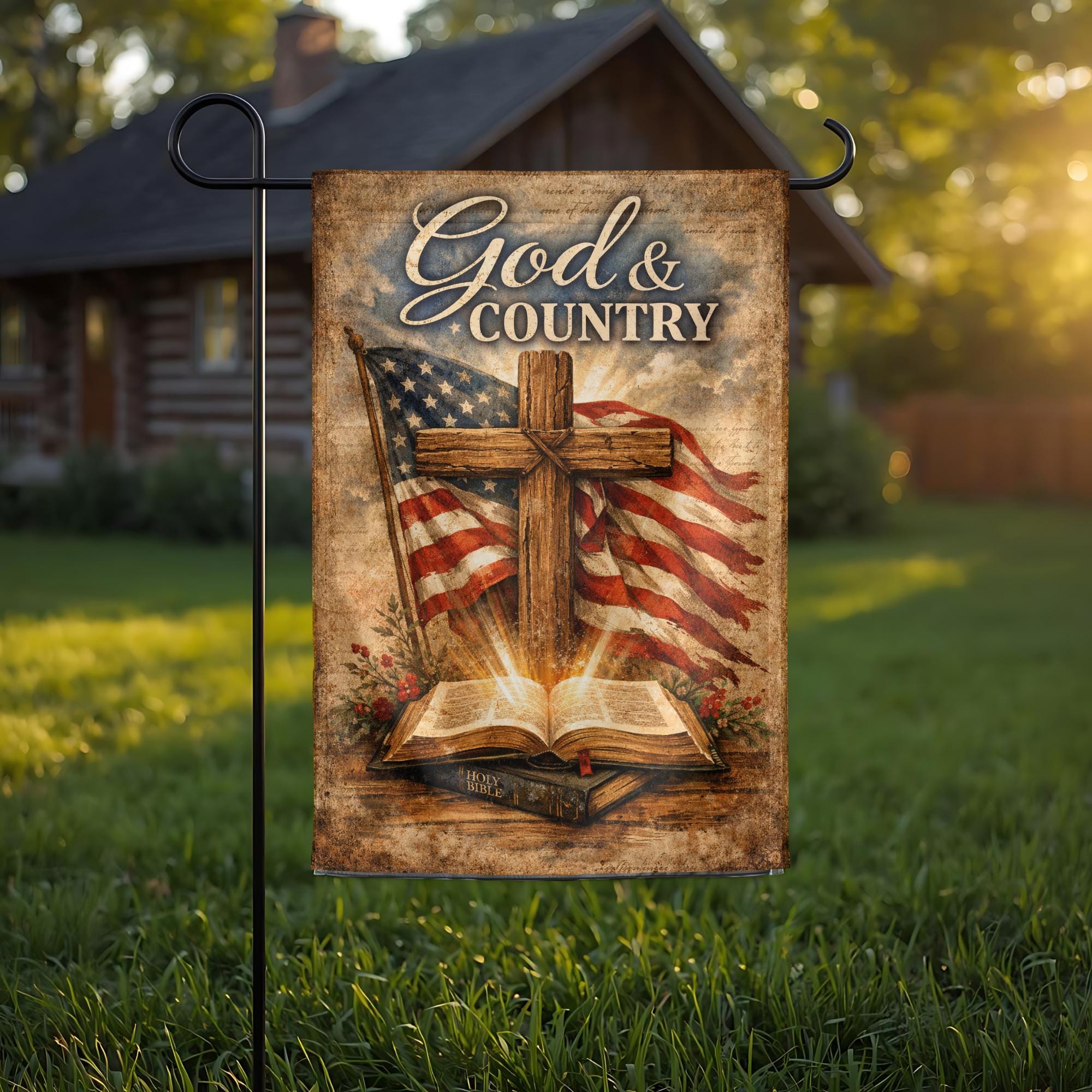 2000x2000 Patriotic Christian Yard Sign
