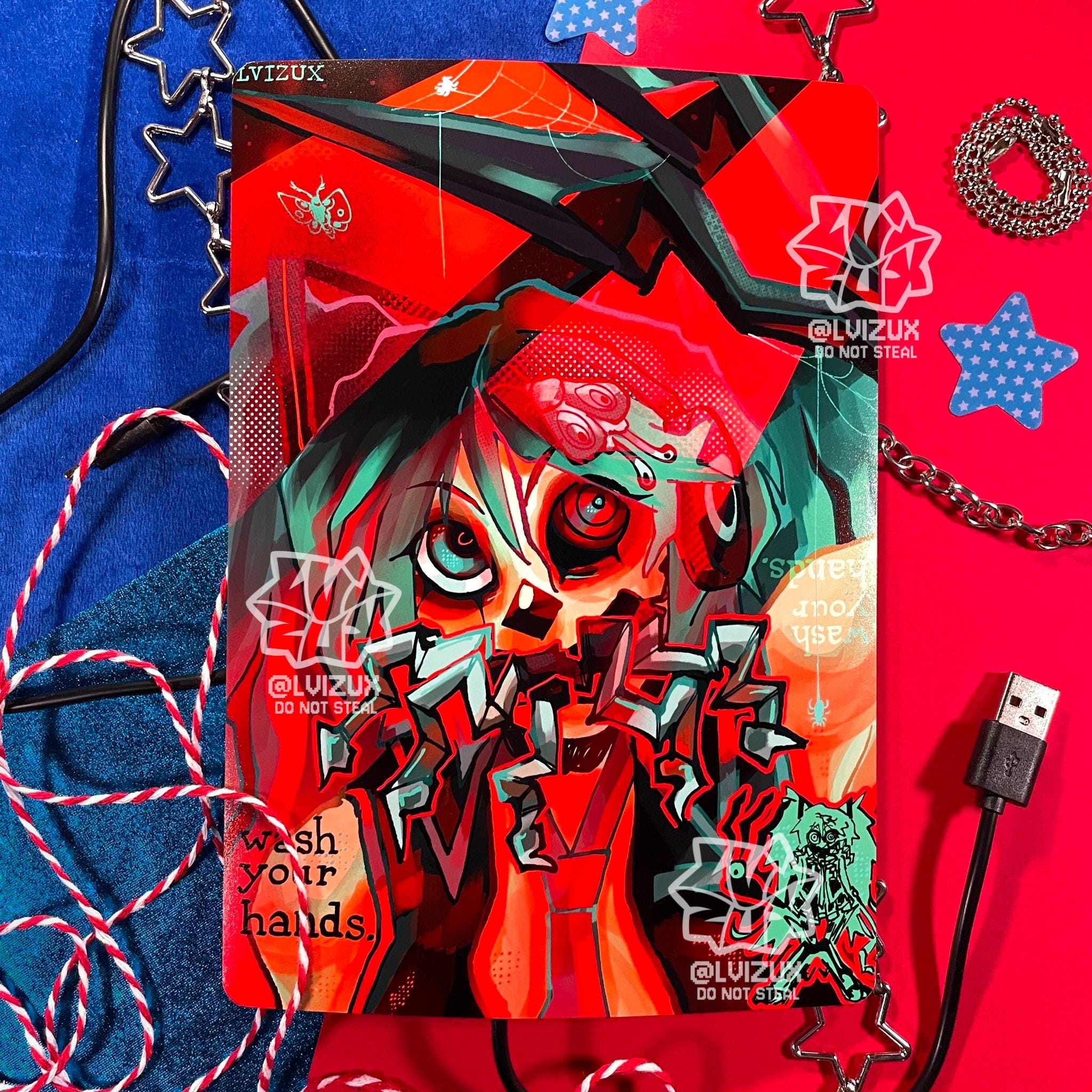 2048x2048 CALNE CA Print Poster Miku