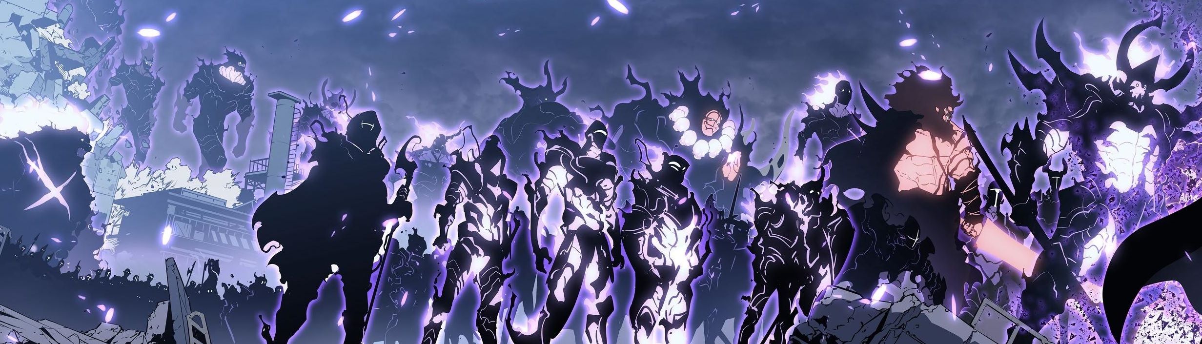 2463x705 Shadow Monarch Wallpaper