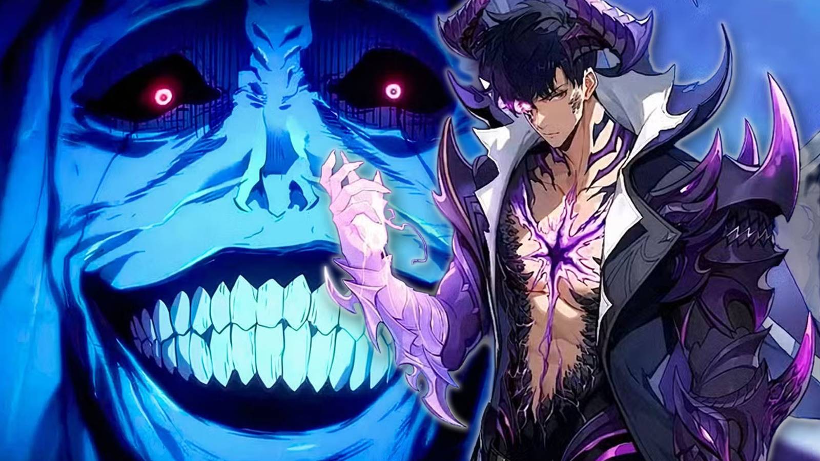 1600x900 Solo Leveling Officially Reveals a Villainous New Sung Jinwoo Transformation