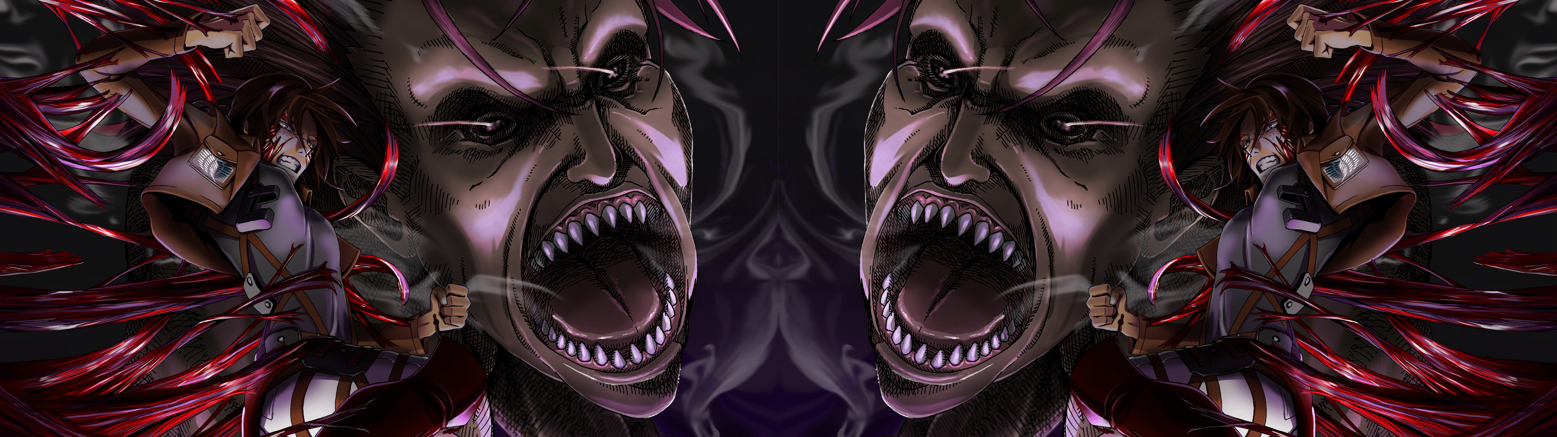 5120x1440 Attack on Titan Ultrawide Pack [5120x1440]