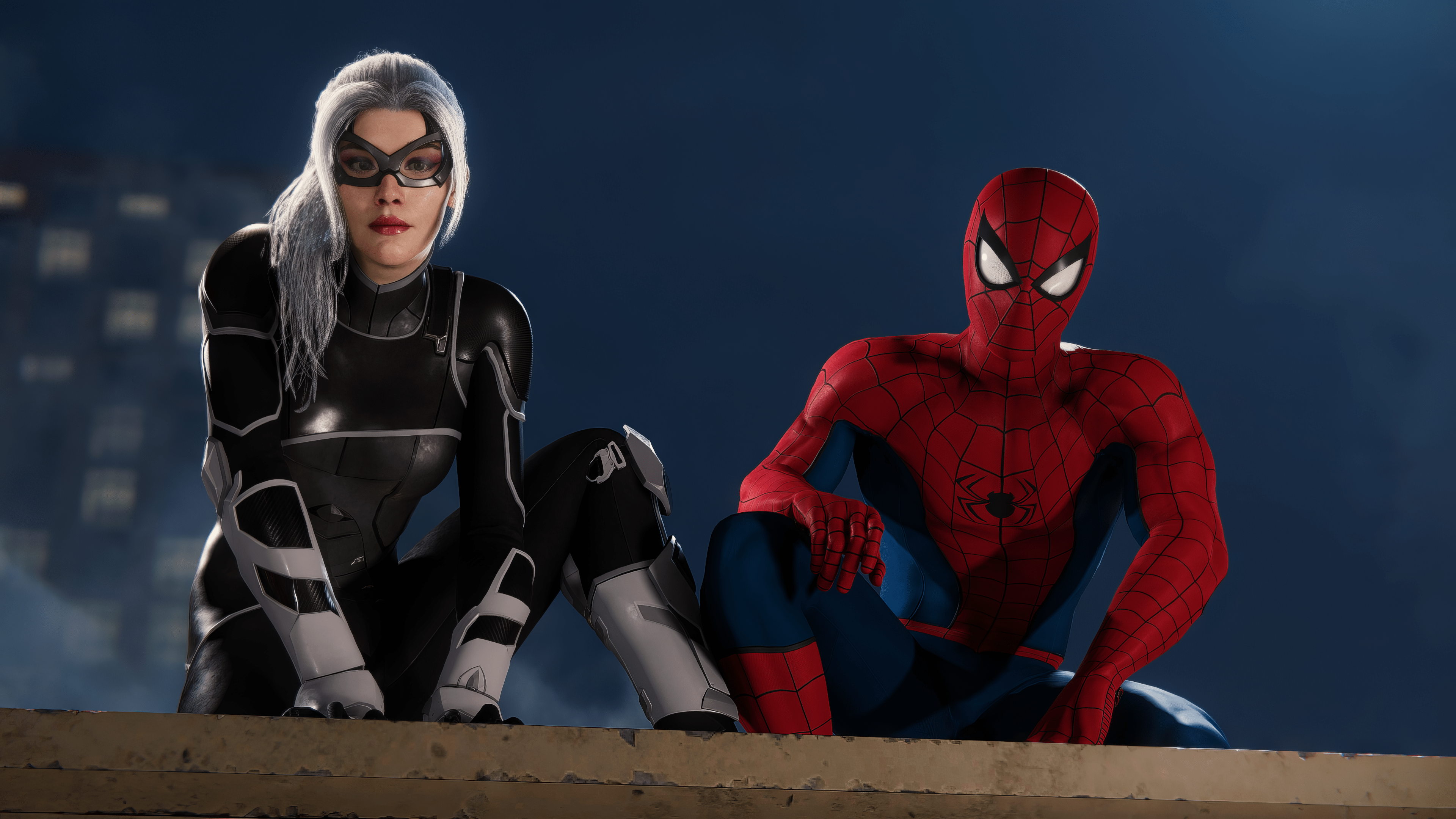3840x2160 Marvel's Spider Man PS4 Remastered 4K Ultra HD Wallpaper Featuring Black Catx2160