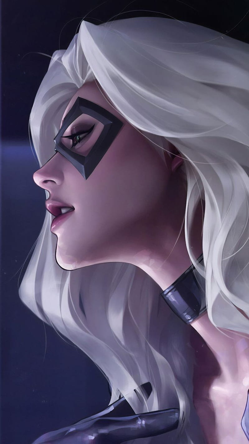 800x1422 Black Cat, Felicia Hardy, Marvel, Peter Parker, Spider Man, HD Phone Wallpaper