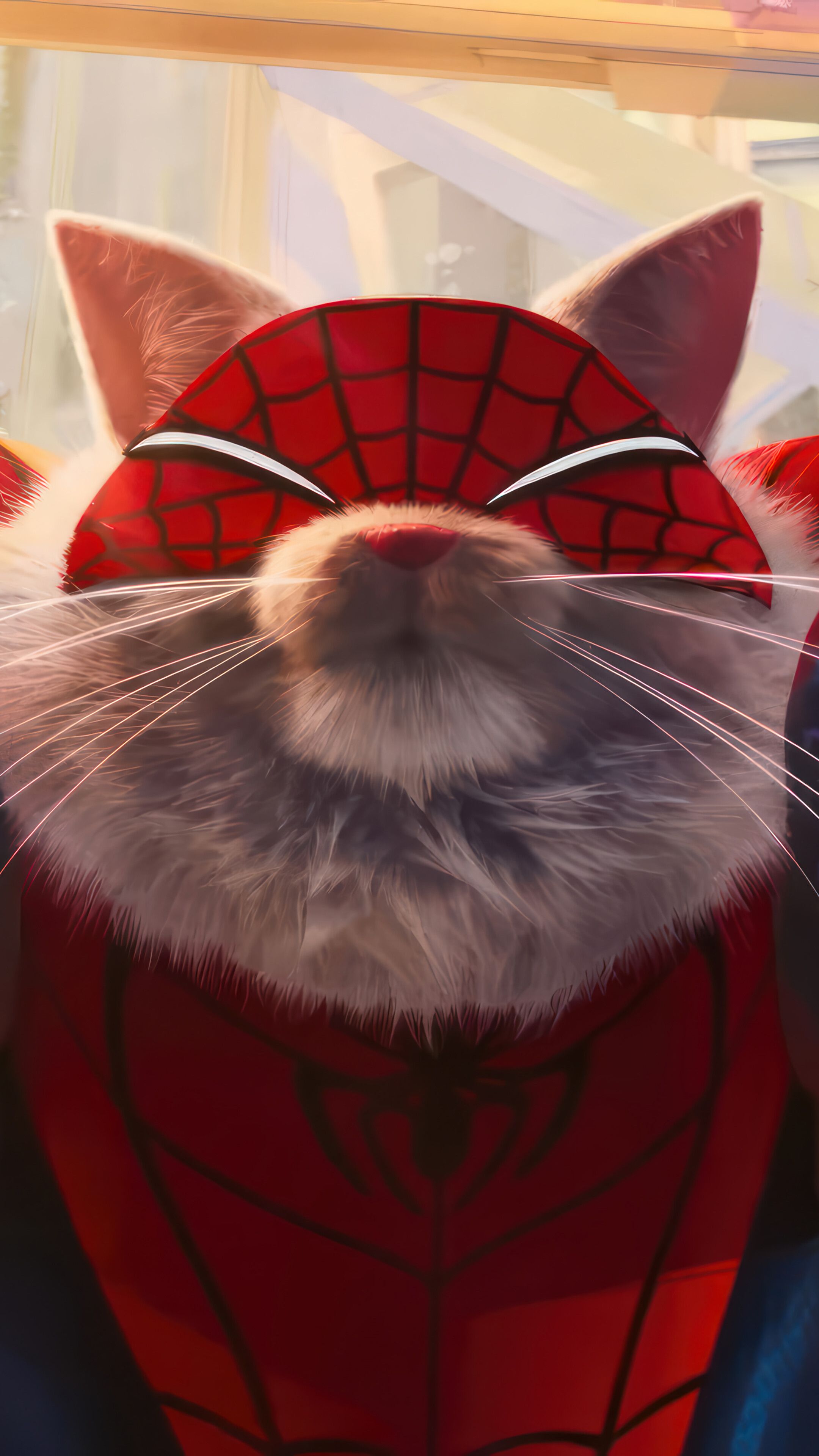 2160x3840 Spider Cat Spider Man: Across The Spider Verse 4K Wallpaper IPhone HD Phone K
