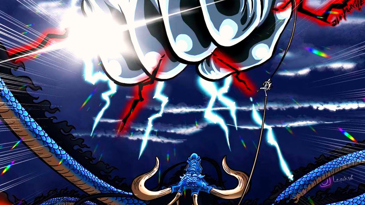 1280x720 Luffy's last attack ( Bajrang Gun ).. Luffy vs Kaido.. One piece.. Animefreak