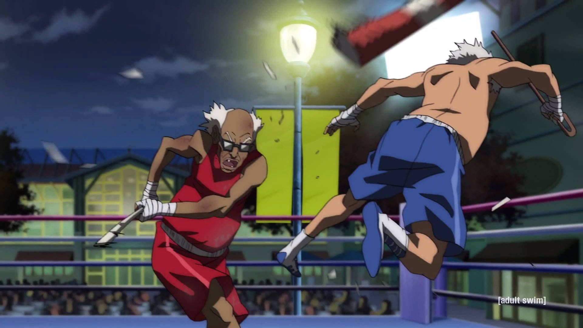 1920x1080 Download Boondocks Stinkmeaner Fight Wallpaper