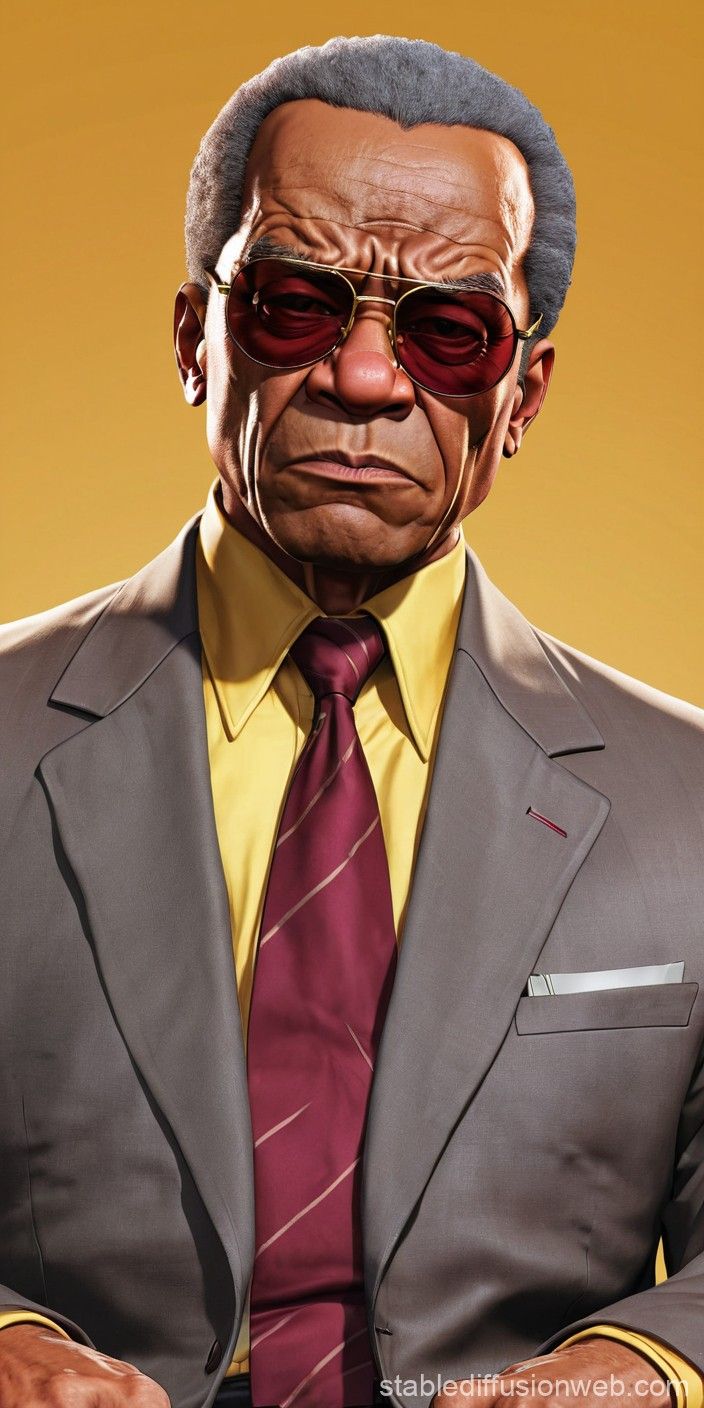 704x1408 Colonel H. Stinkmeaner Portrait in Luxury Office. Stable Diffusion Online
