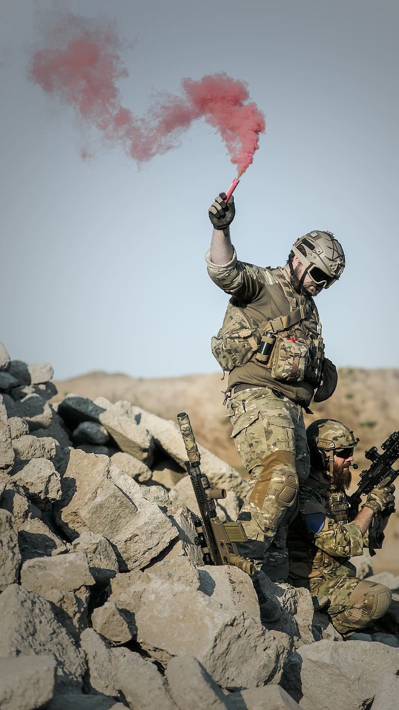 800x1423 Best Indian Army, Flaring Smoke, HD phone wallpaper