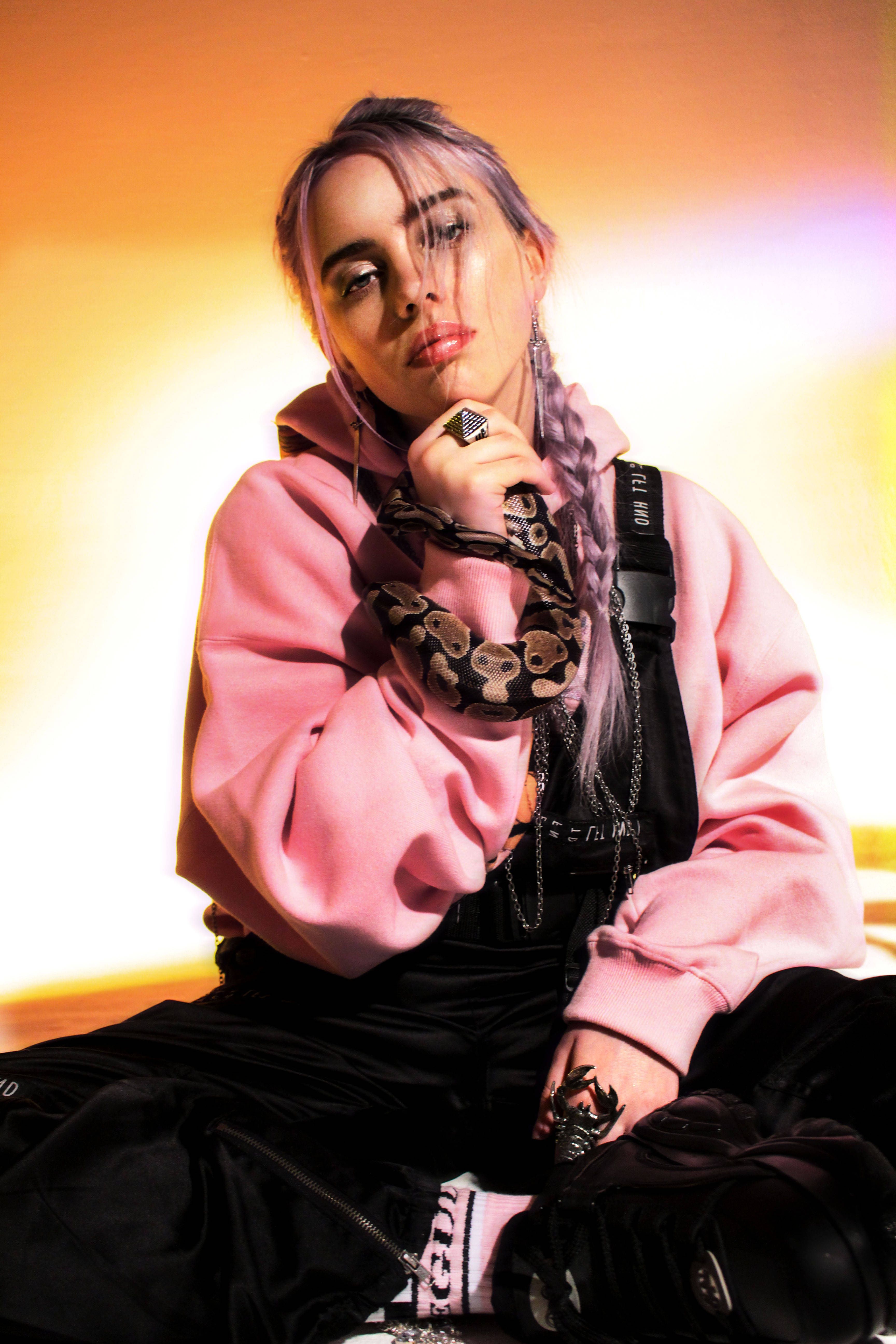 3456x5184 Download Teen Sensation and Pop Queen Billie Eilish Wallpaper
