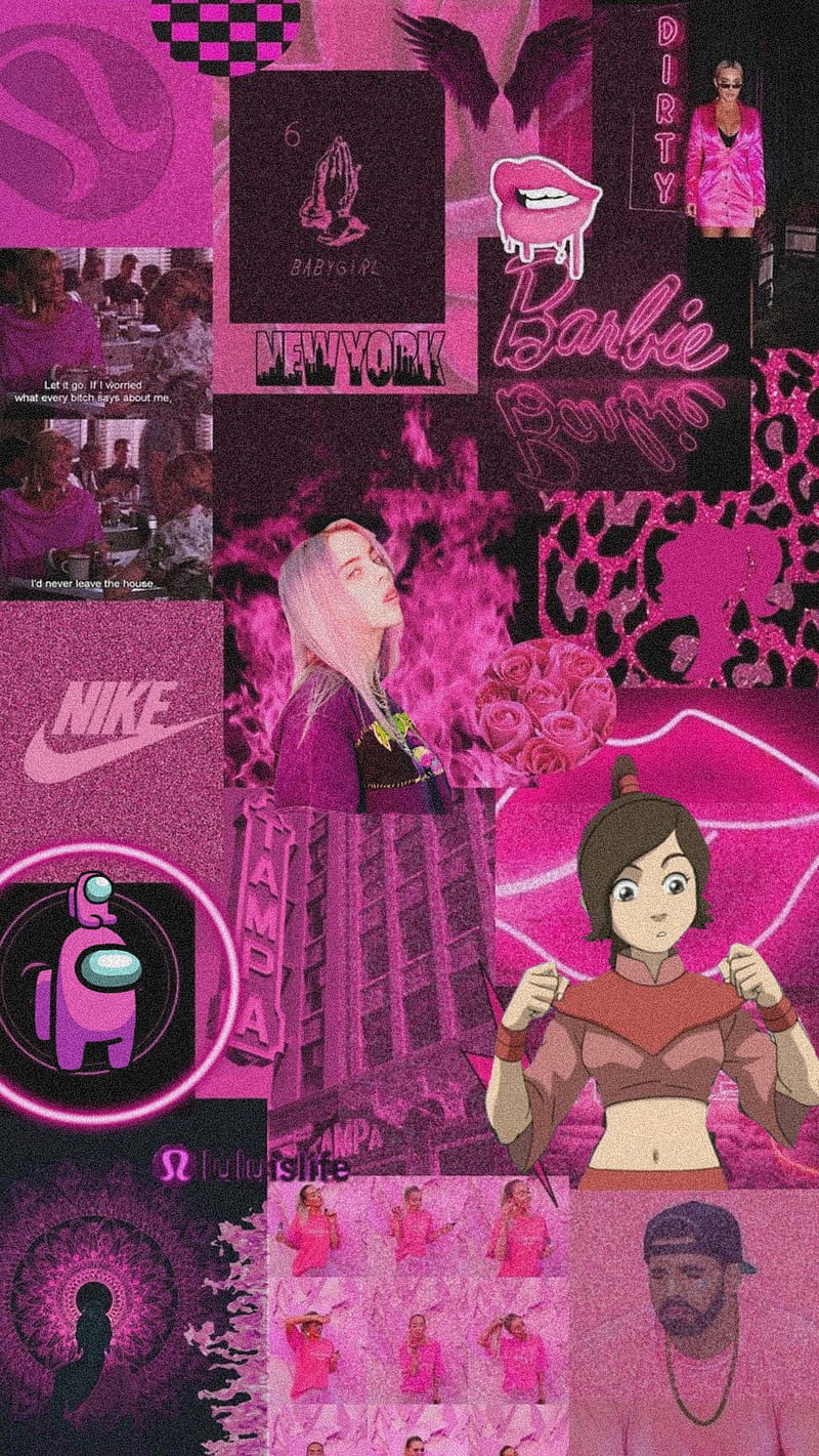 800x1421 Pink, aestethic, alta, among us, avatar the last airbender, billie, billie eilish, HD phone wallpaper
