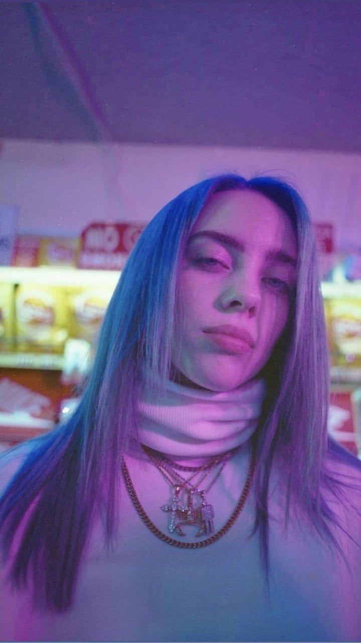 720x1280 So I've collected some billie eilish lock screen wallpaper over time. I thought I should put em together and share with ya'll