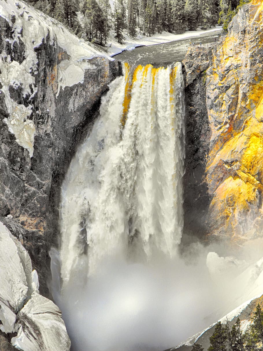 910x1213 HD wallpaper: alaska, nature, water, landscape, snow, scenic, park, travel