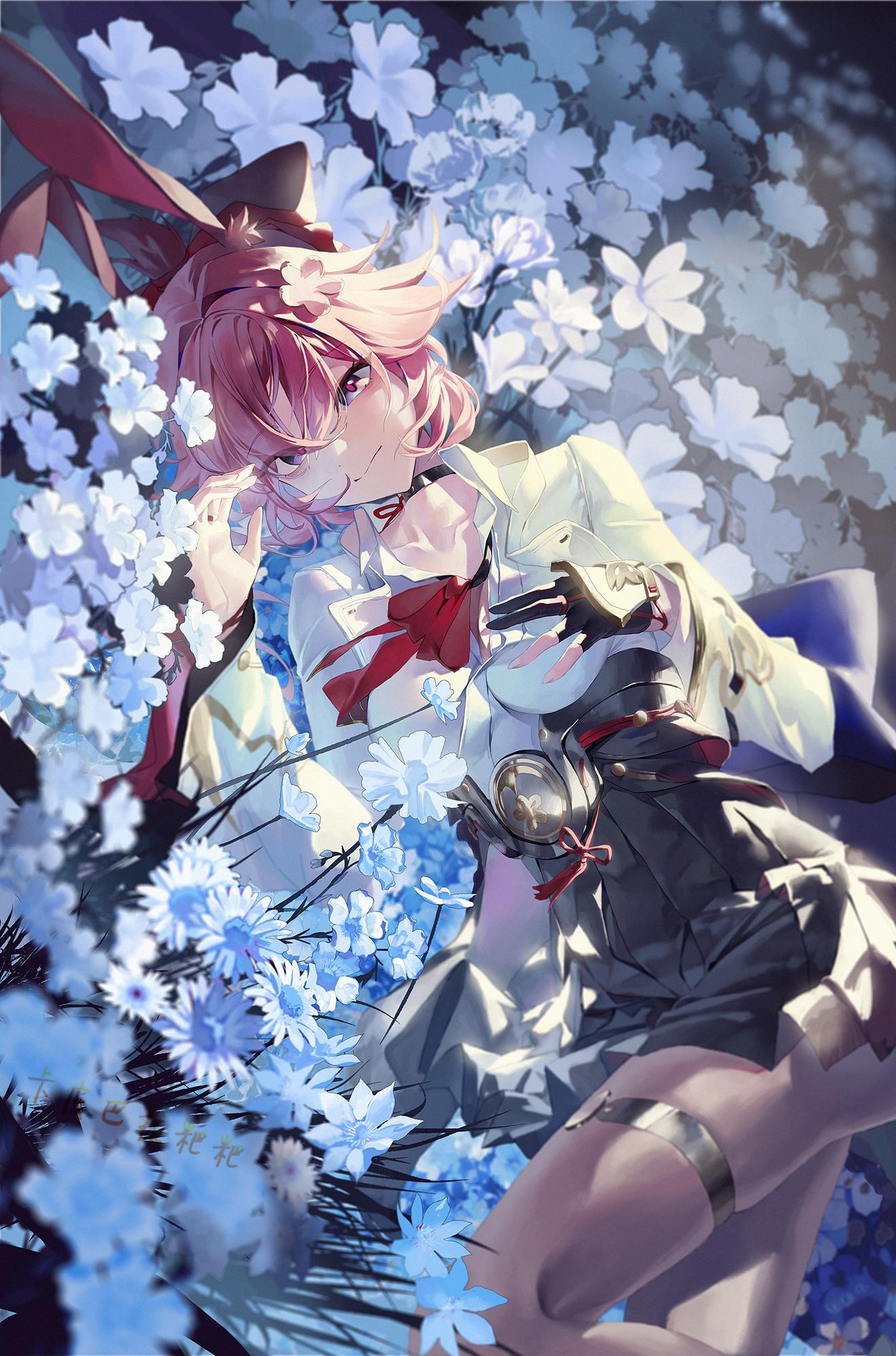 1322x2000 Evanescia in flowers (by @ZhiLin1669)