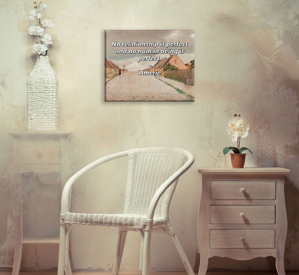 1000x920 Astoria Grand Gallery Wrapped Canvas By Amerie: No relationship is perfect and no human being is per