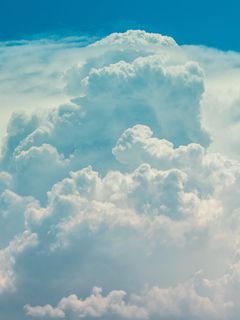 240x320 Download wallpaper 240x320 clouds, porous, sky old mobile, cell phone, smartphone HD background