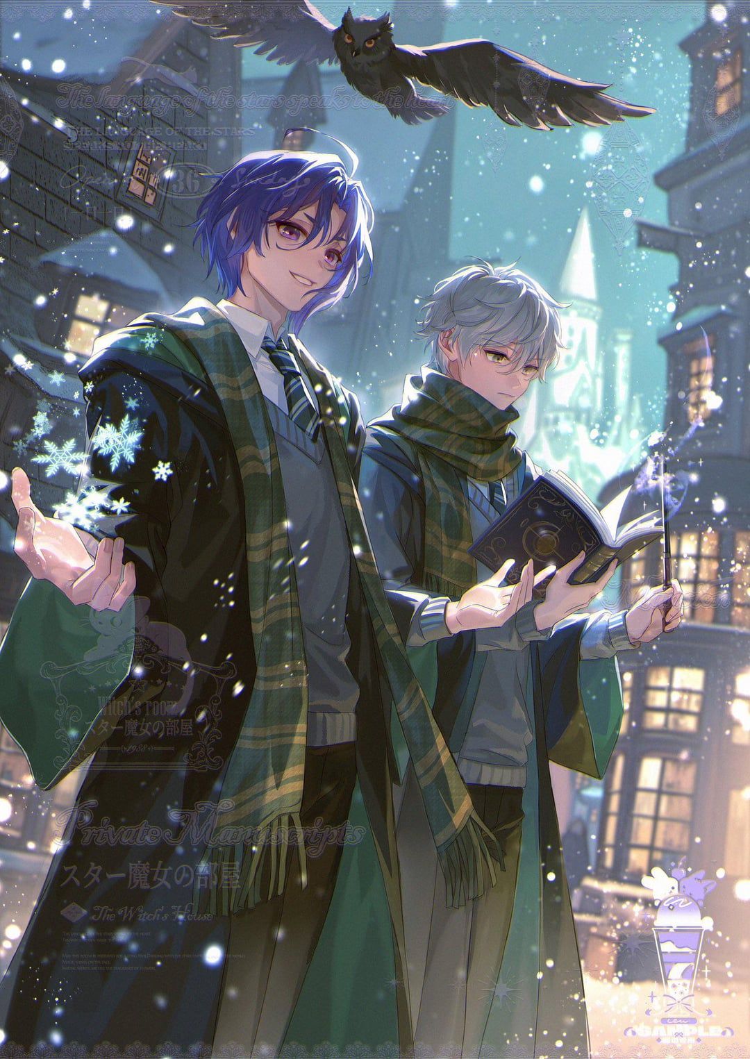 1080x1525 Cool fanart of Nagi and Reo as witches ✨