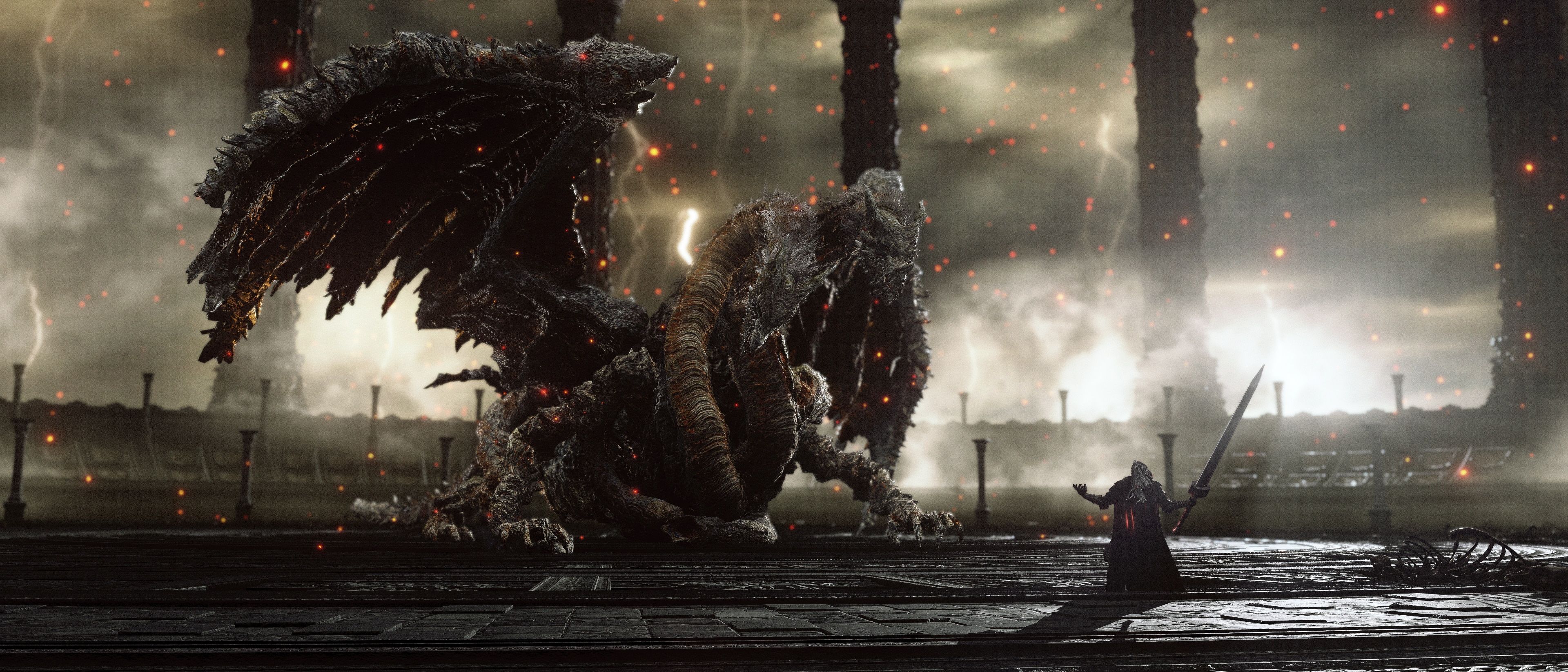3840x1646 Download Placidusax Showdown Ring HD Wallpaperx1646