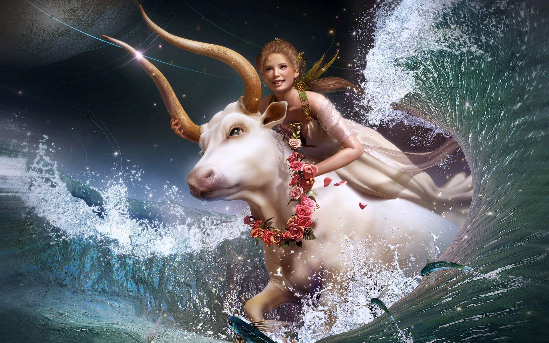 1920x1200 Taurus Zodiac Sign Wallpaper