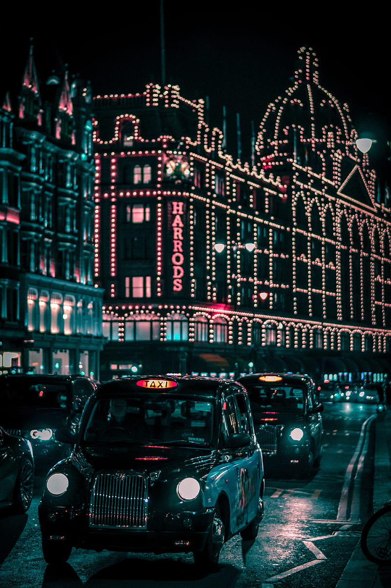 800x1203 London, black, dark, red, HD phone wallpaper