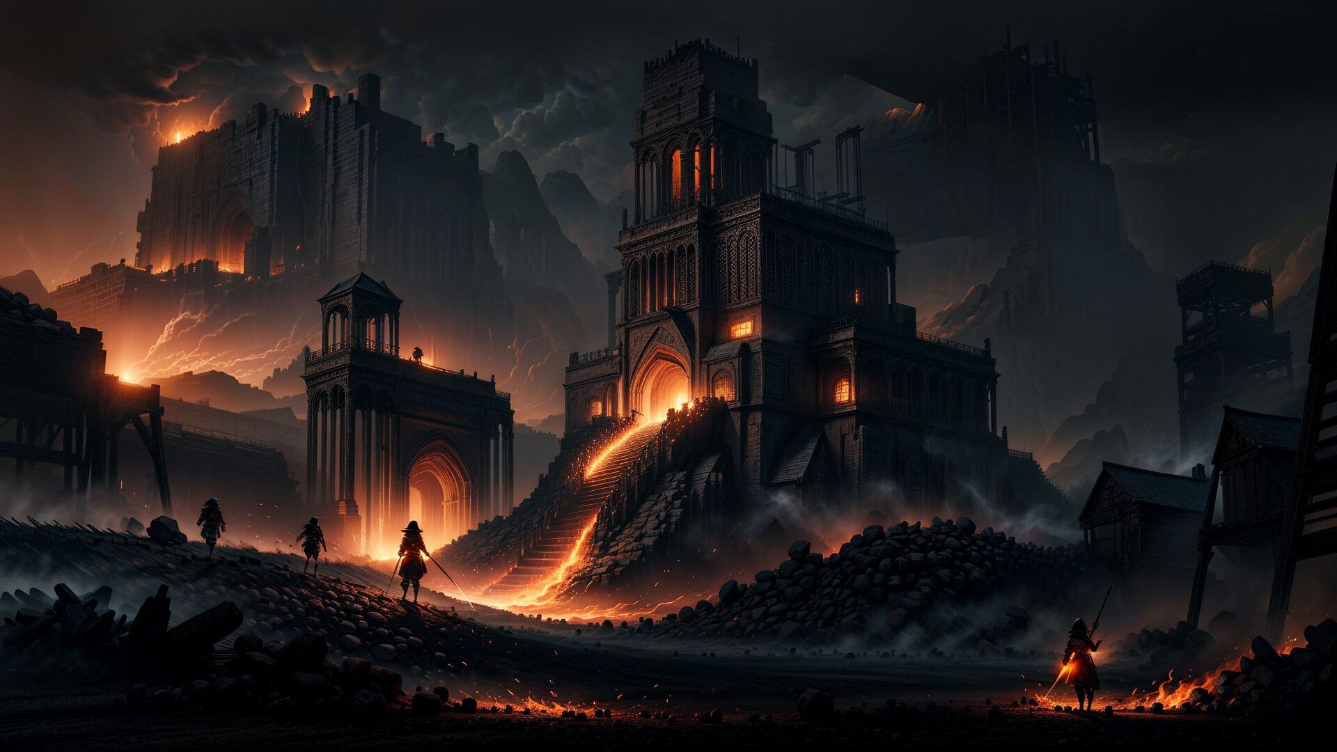 1920x1080 The Red City