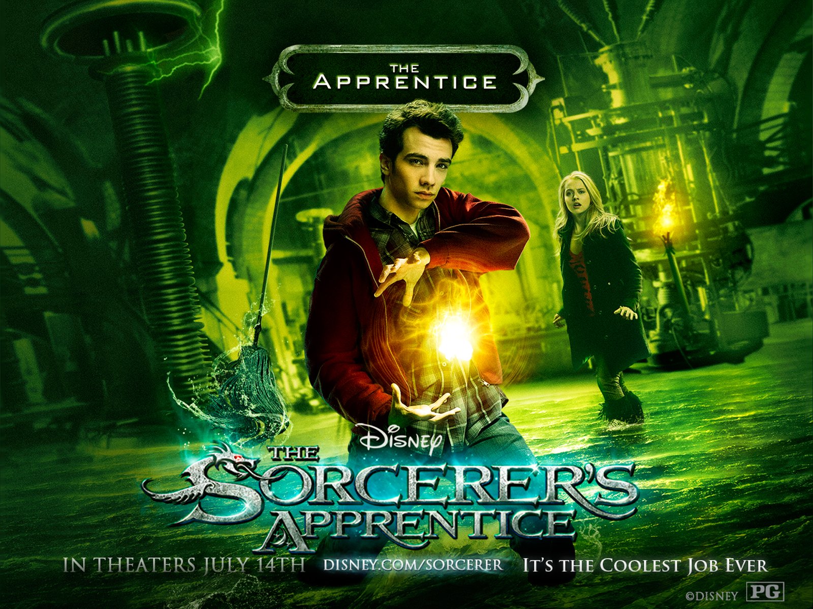 1600x1200 The Sorcerer's Apprentice HD Movie Wallpaper: Magic in Actionx1200
