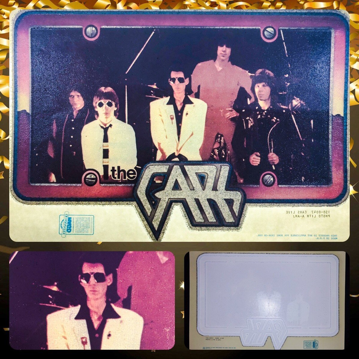 1200x1200 VTG Rick Ocasek 70s 80s The CARS Rock Band Candy O Shake It Up T Shirt Iron On