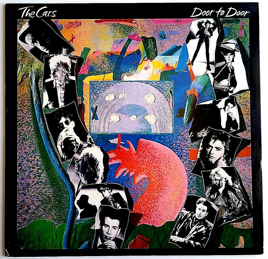 1136x1096 THE CARS - ‎Door To Door LP 1st Press 1987 Elektra E1 60747 Lyric Slev