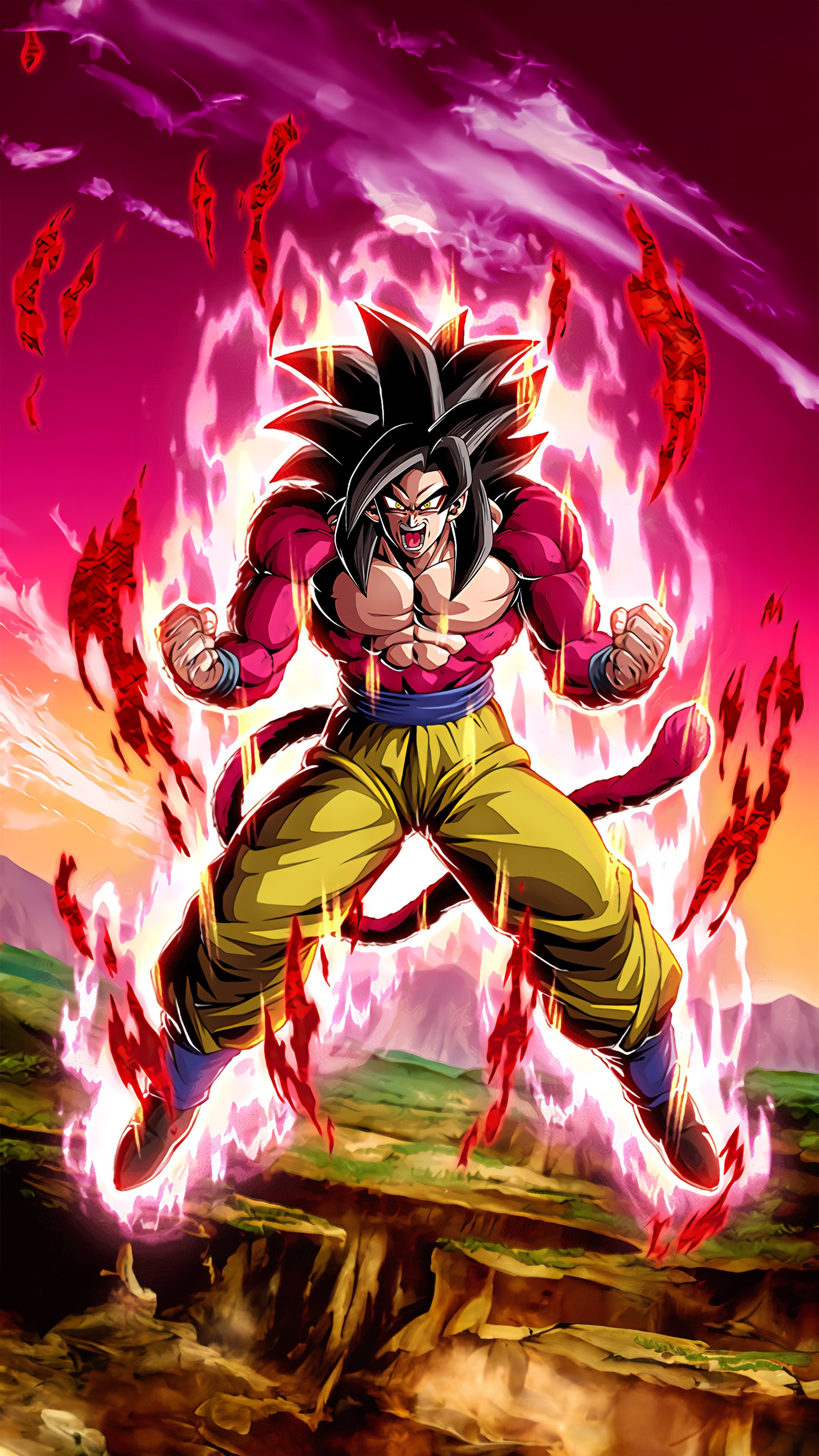 2160x3840 Goku Full Power Wallpaper